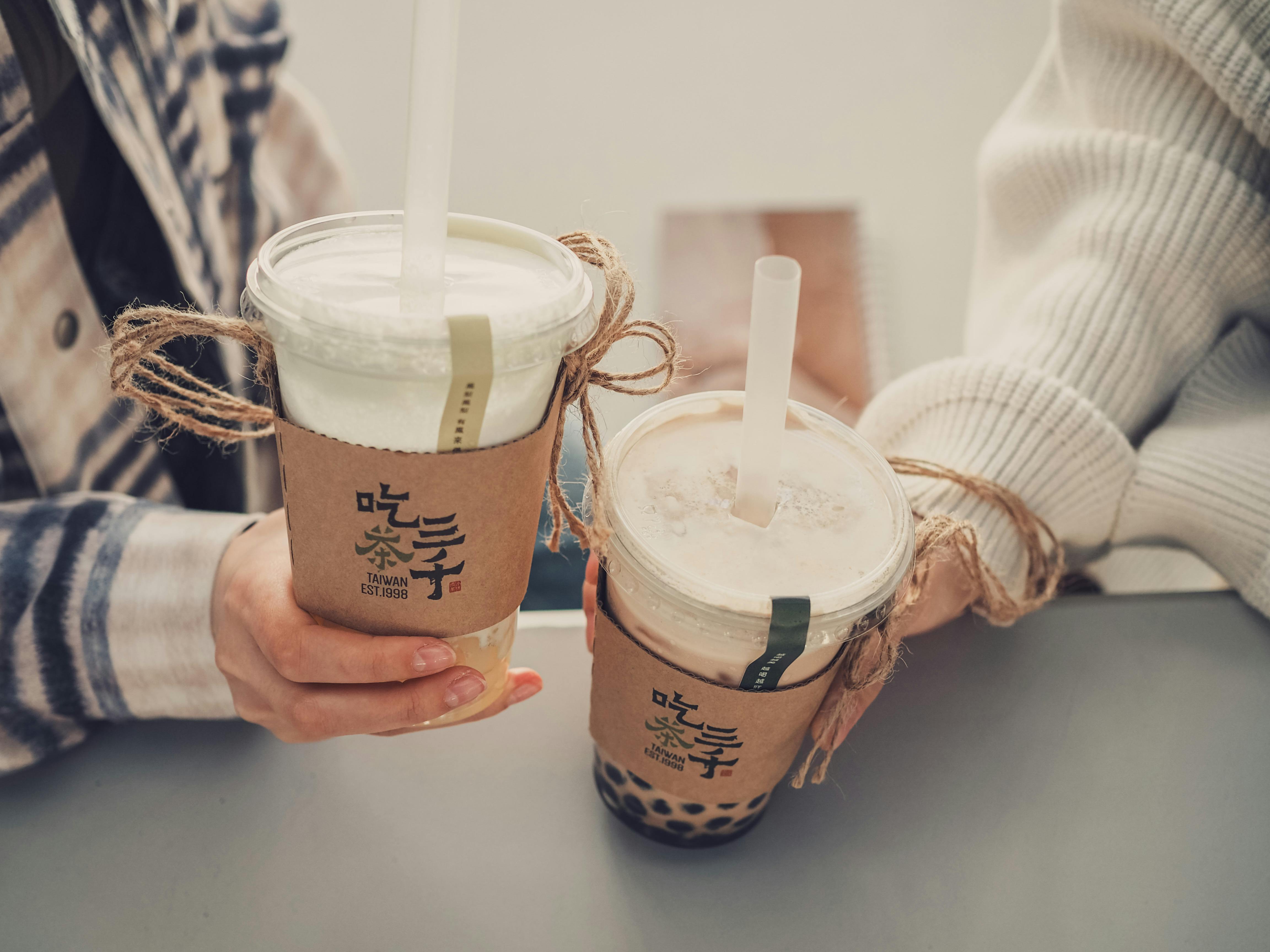 Bubble Teas in Hands