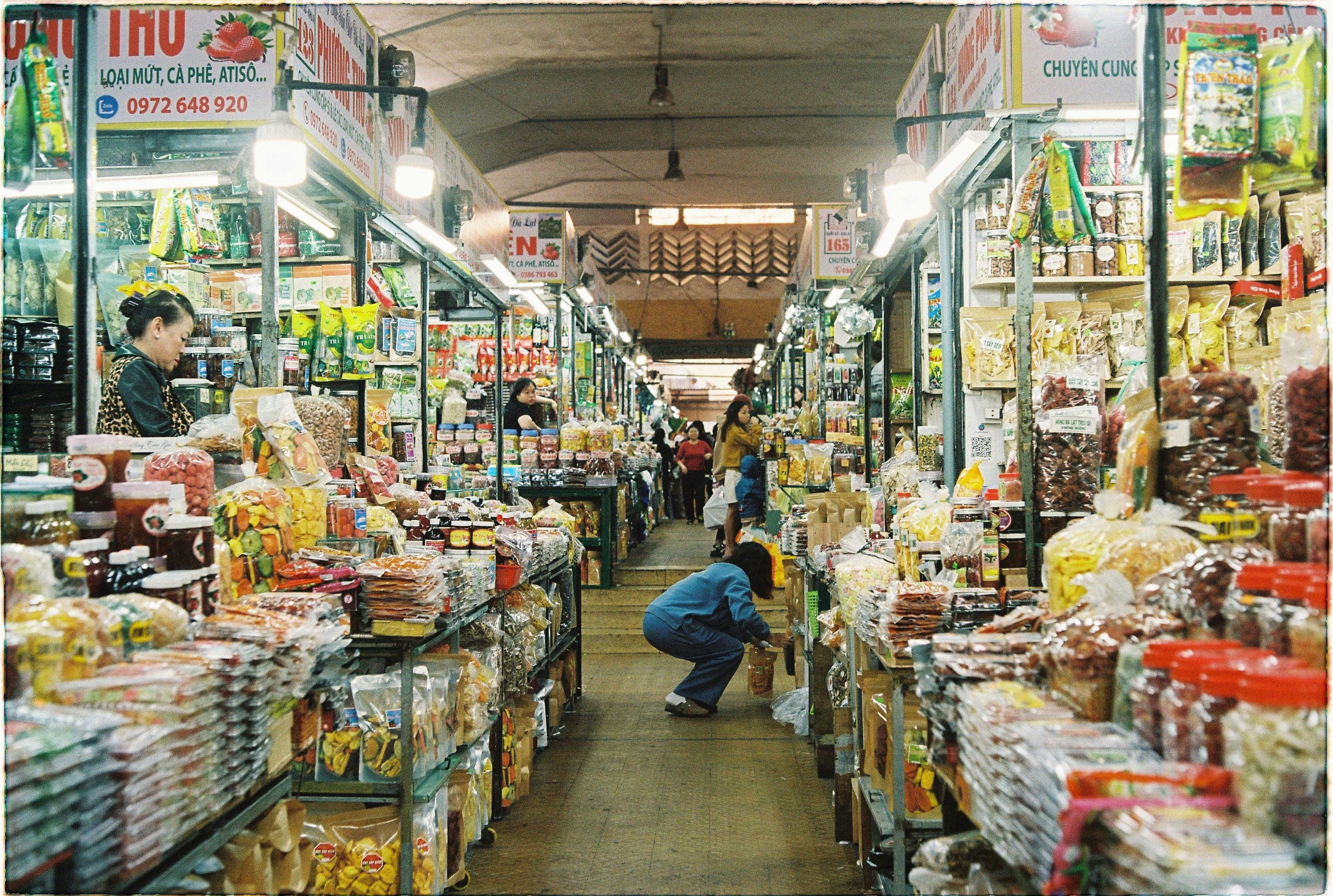 Abundance of Merchandise in Market