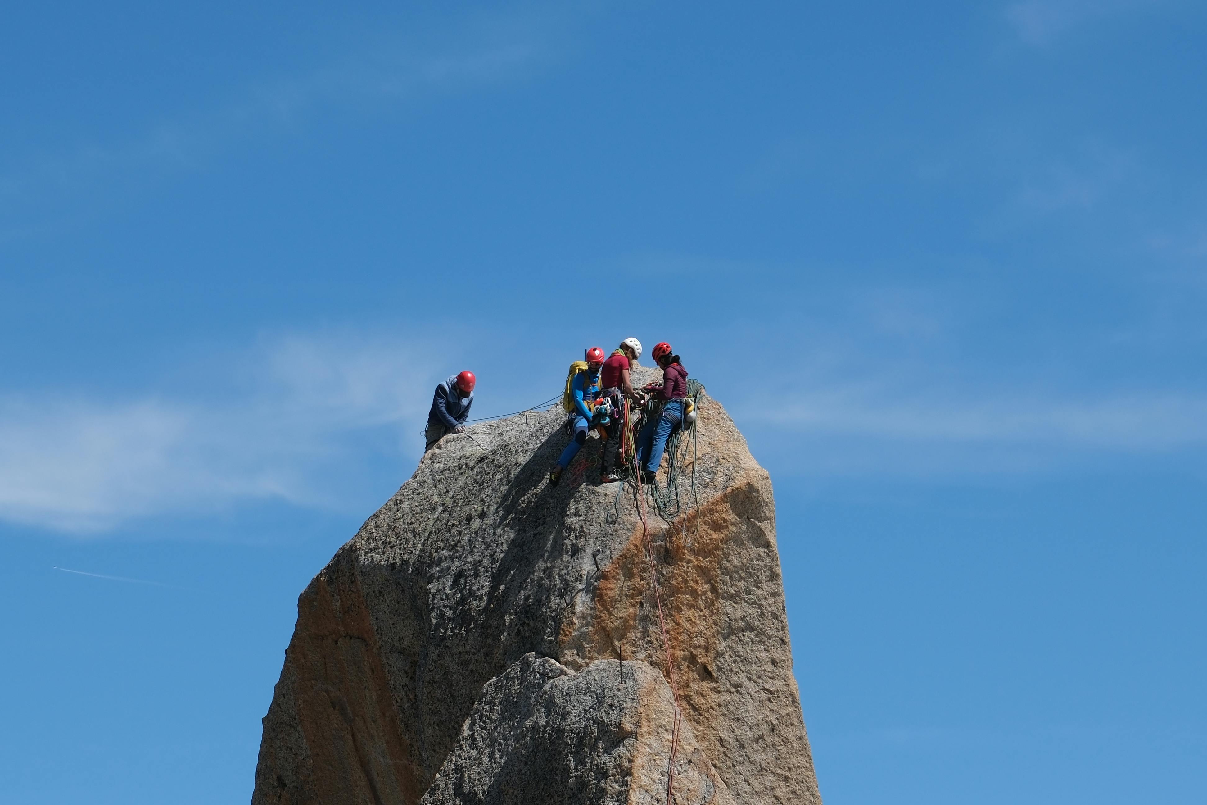 Group of Rock Climbers