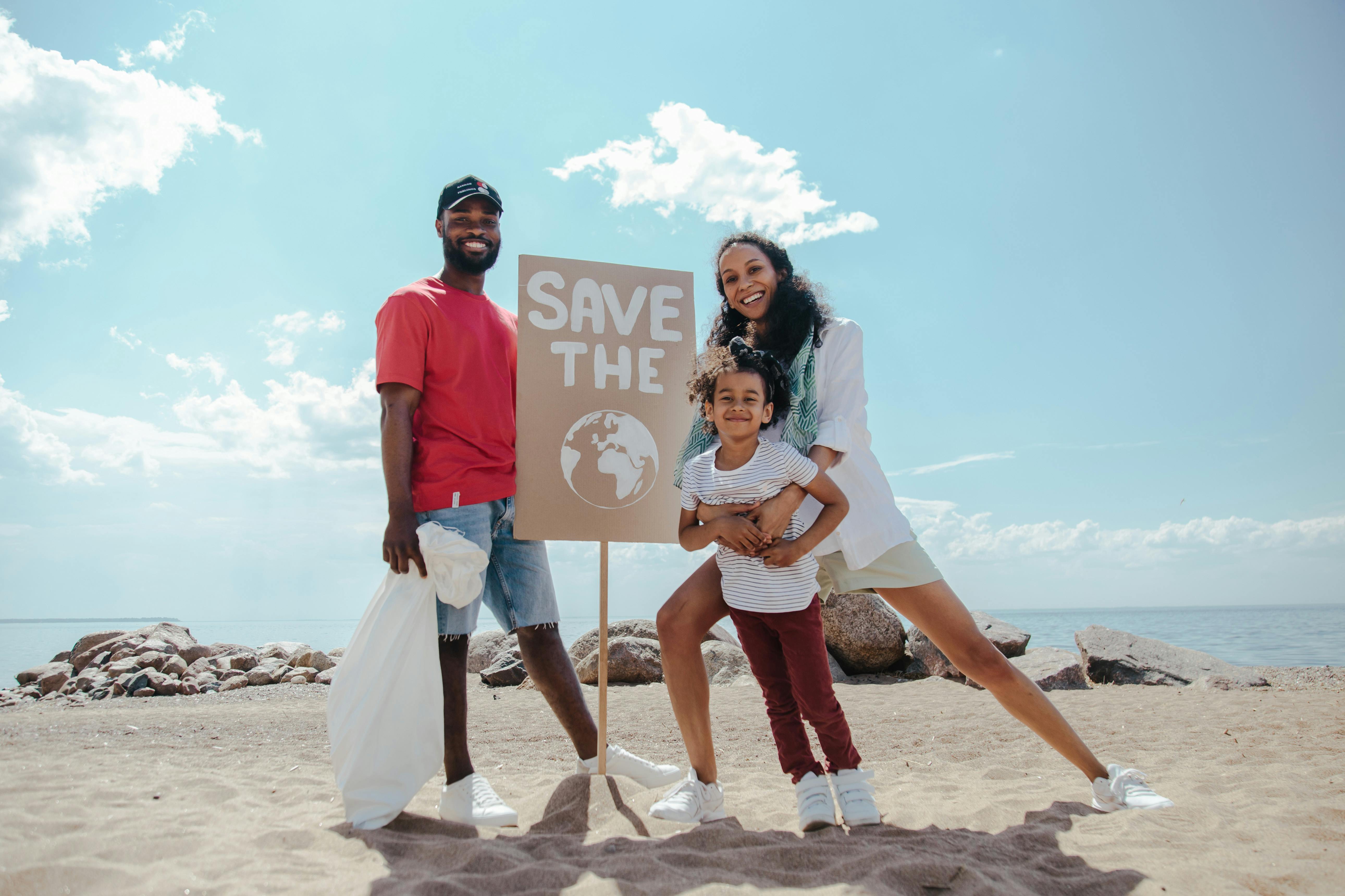 A Family Campaigning to Save the Earth