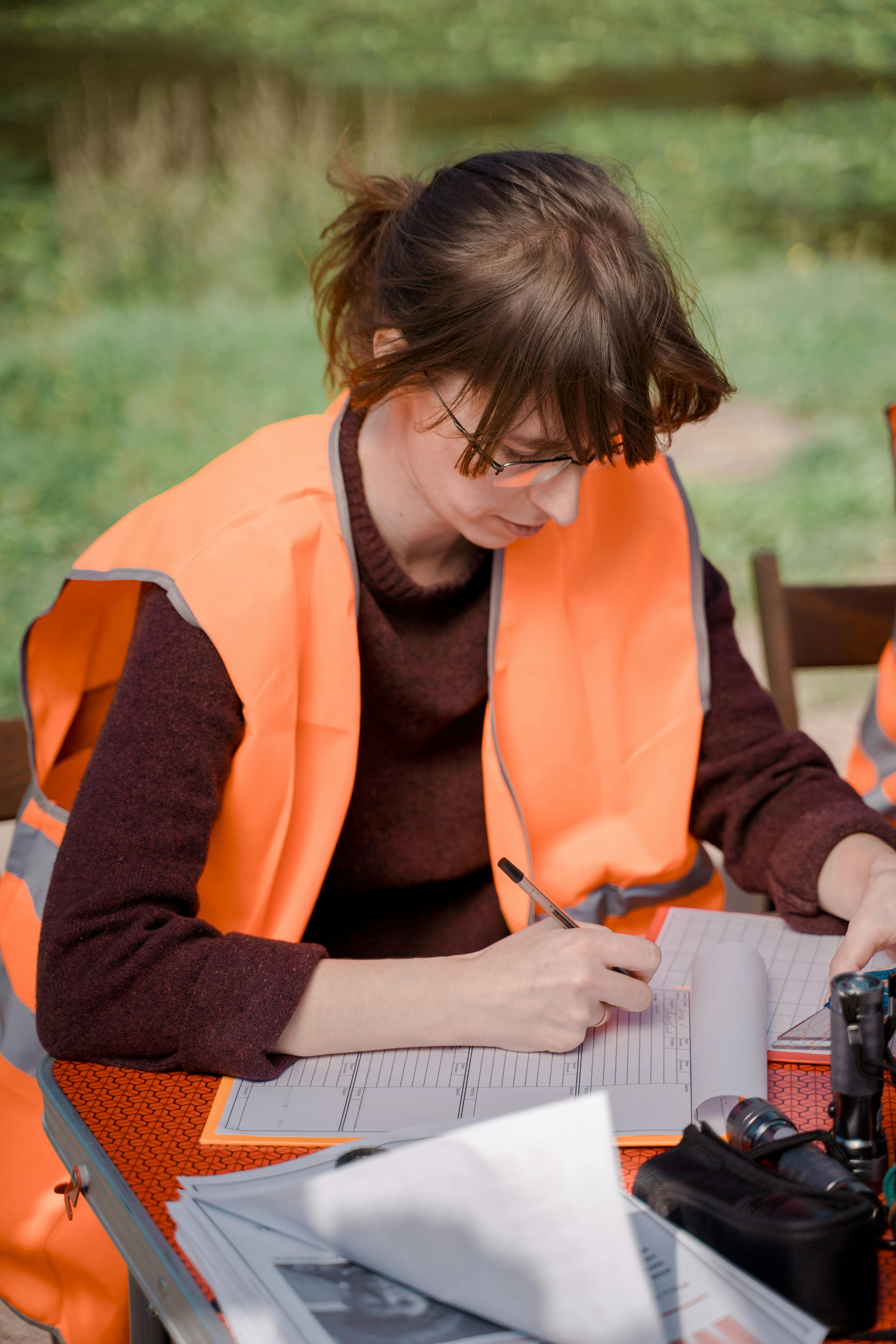 A Female Volunteering in Search of Missing Person