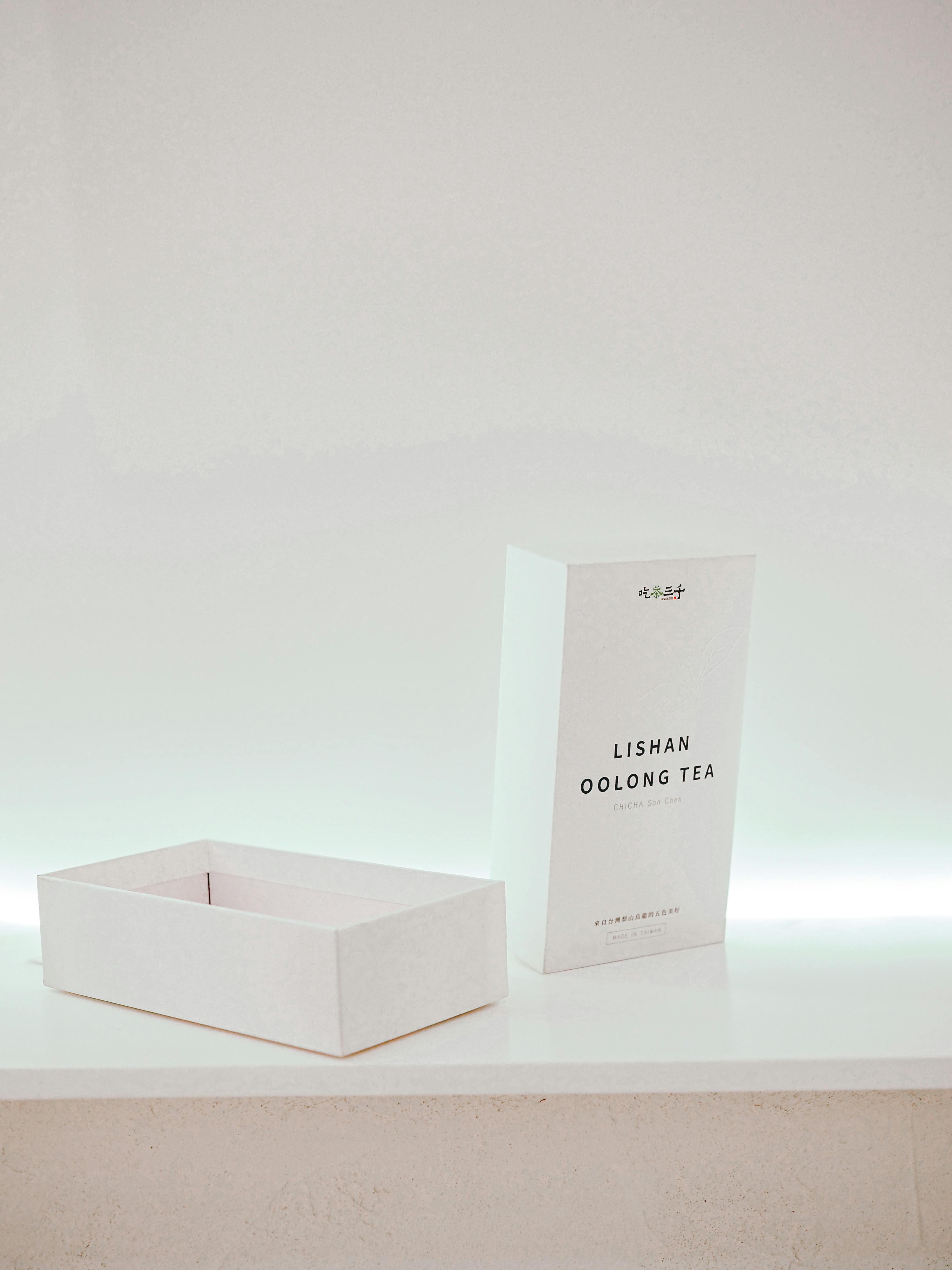 Tea Box on White Background