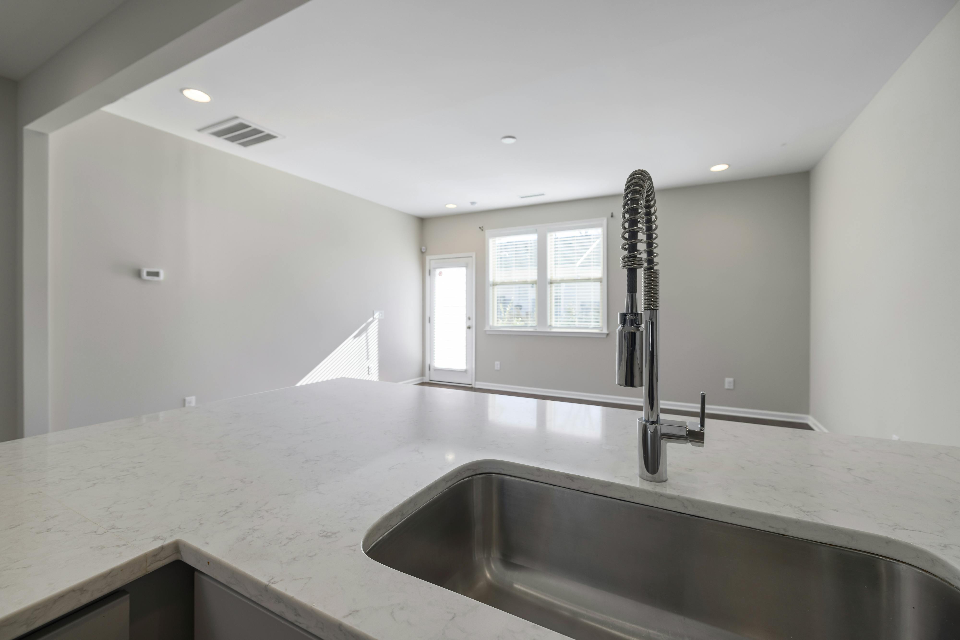 Kitchen with White Countertop