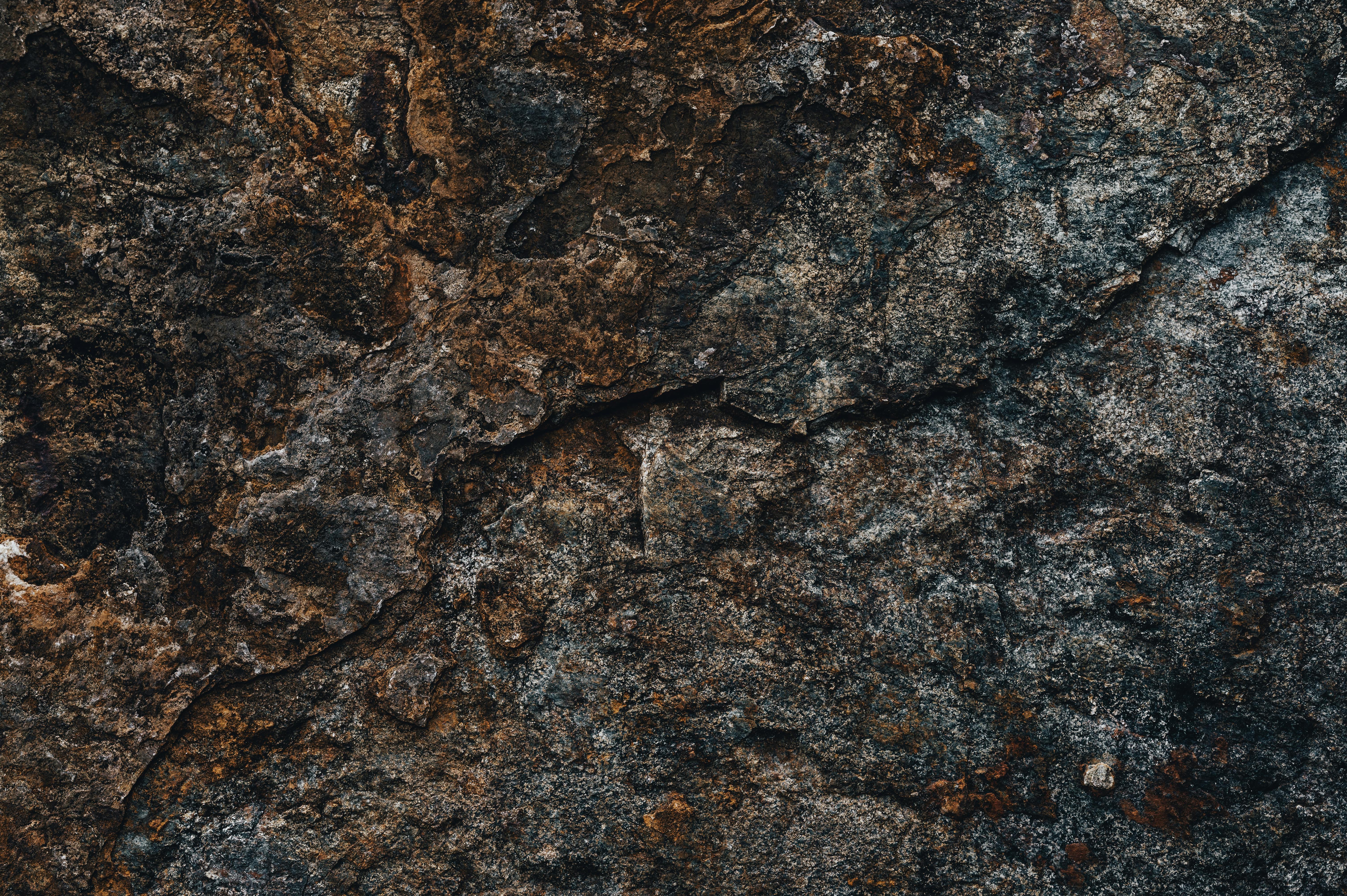 A Close-Up Shot of a Rock Surface