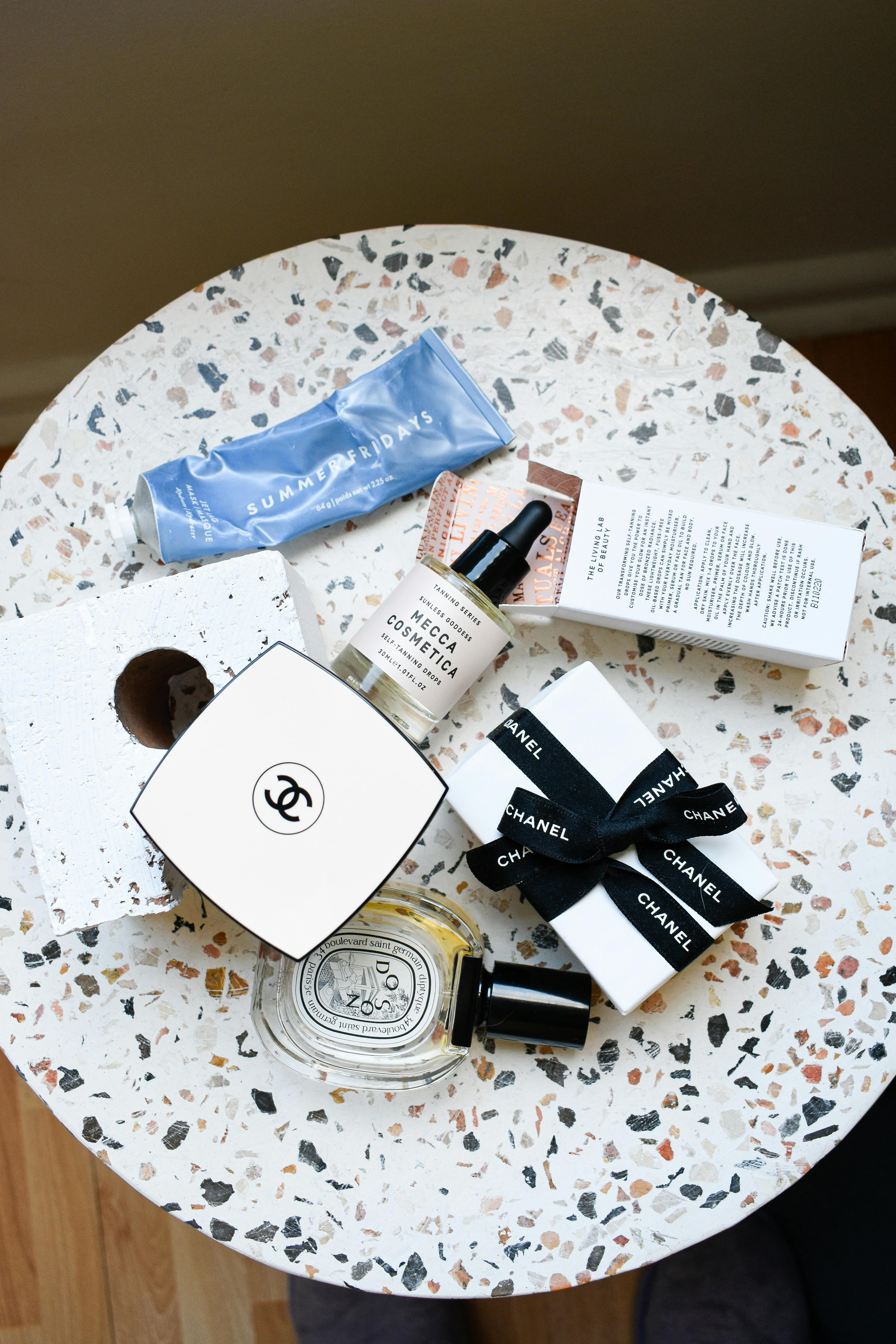 Cosmetics on Table