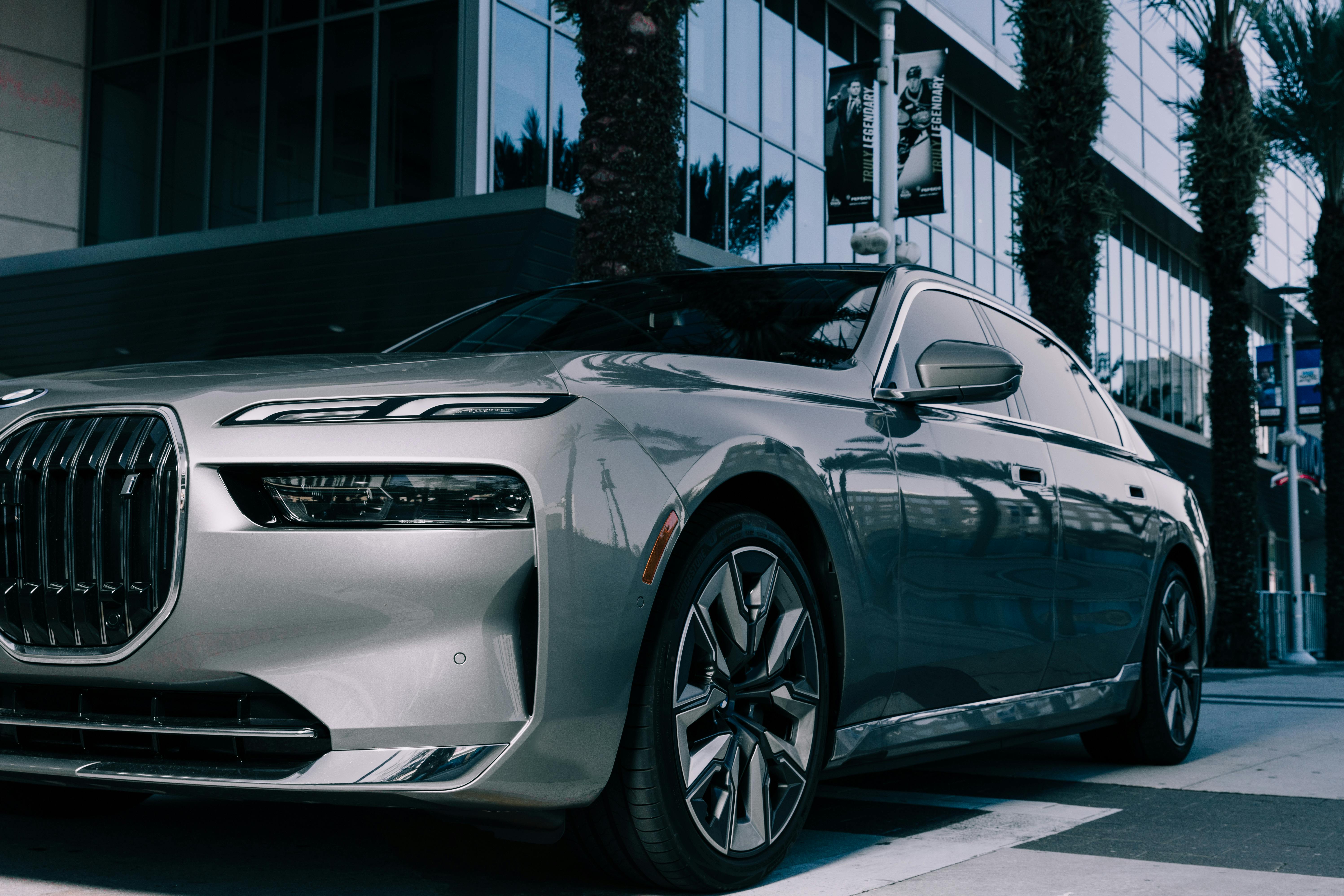 Silver Car on a Street