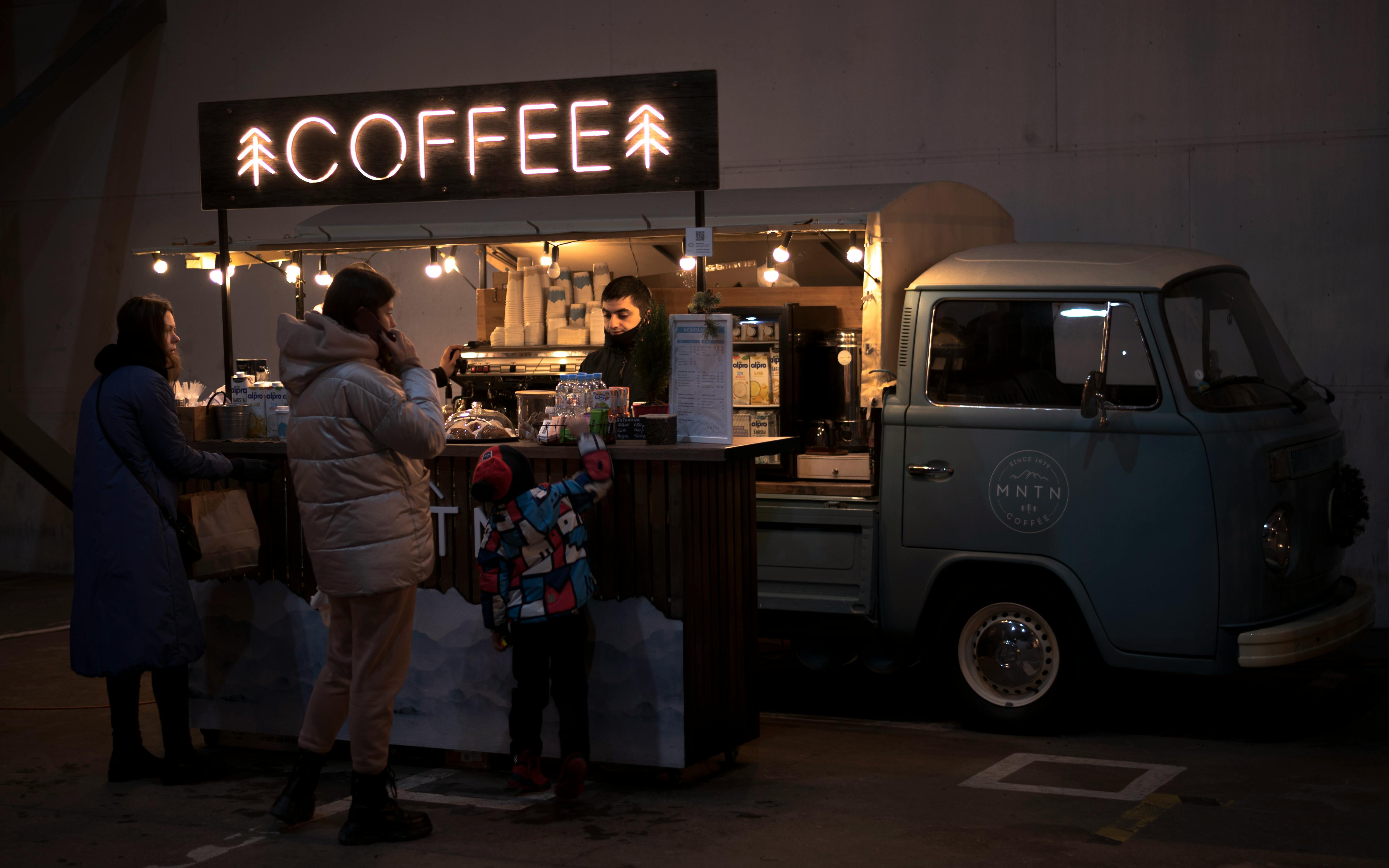 Coffee Mobile Cart