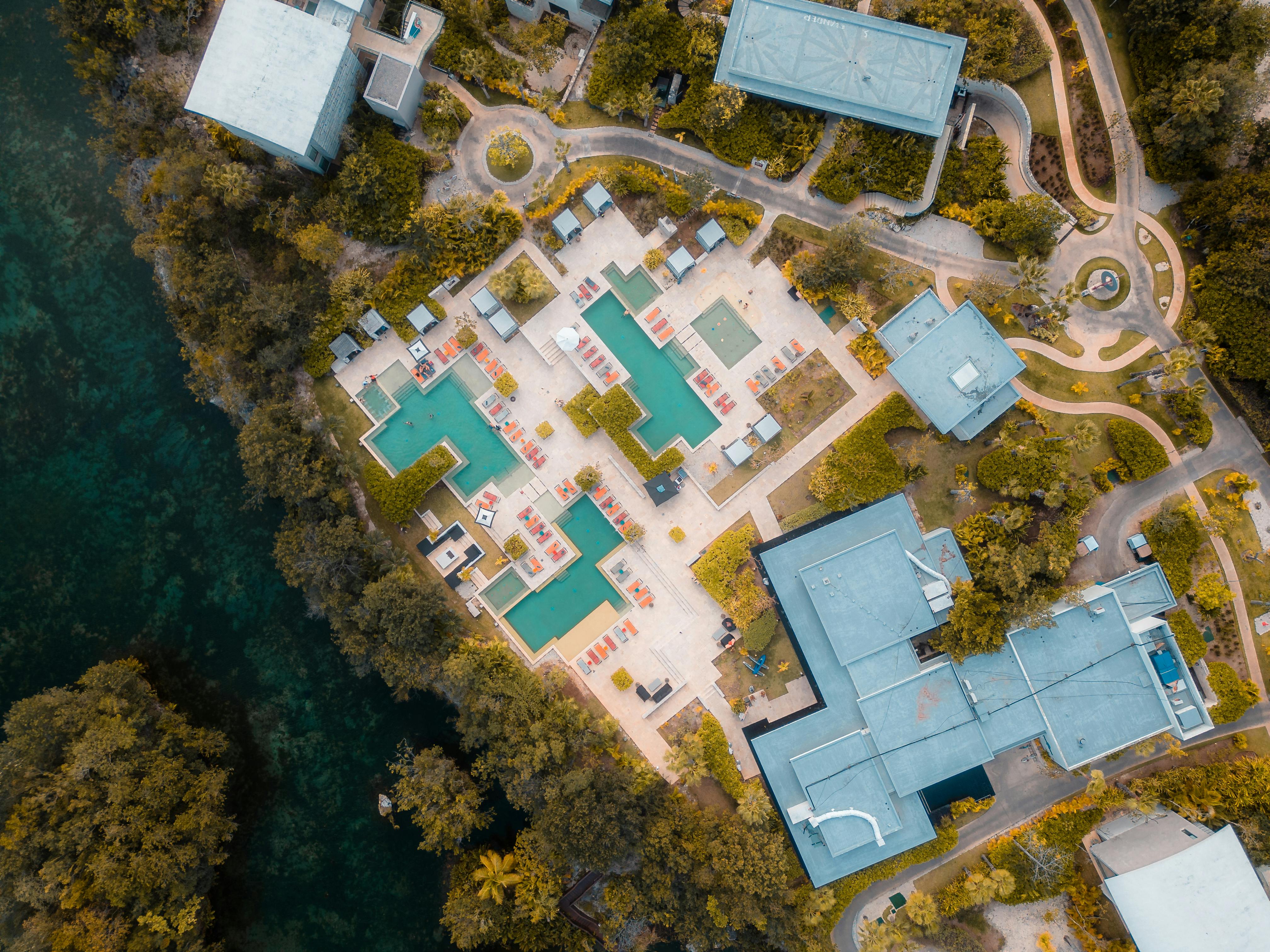 Top View of Tourist Resort