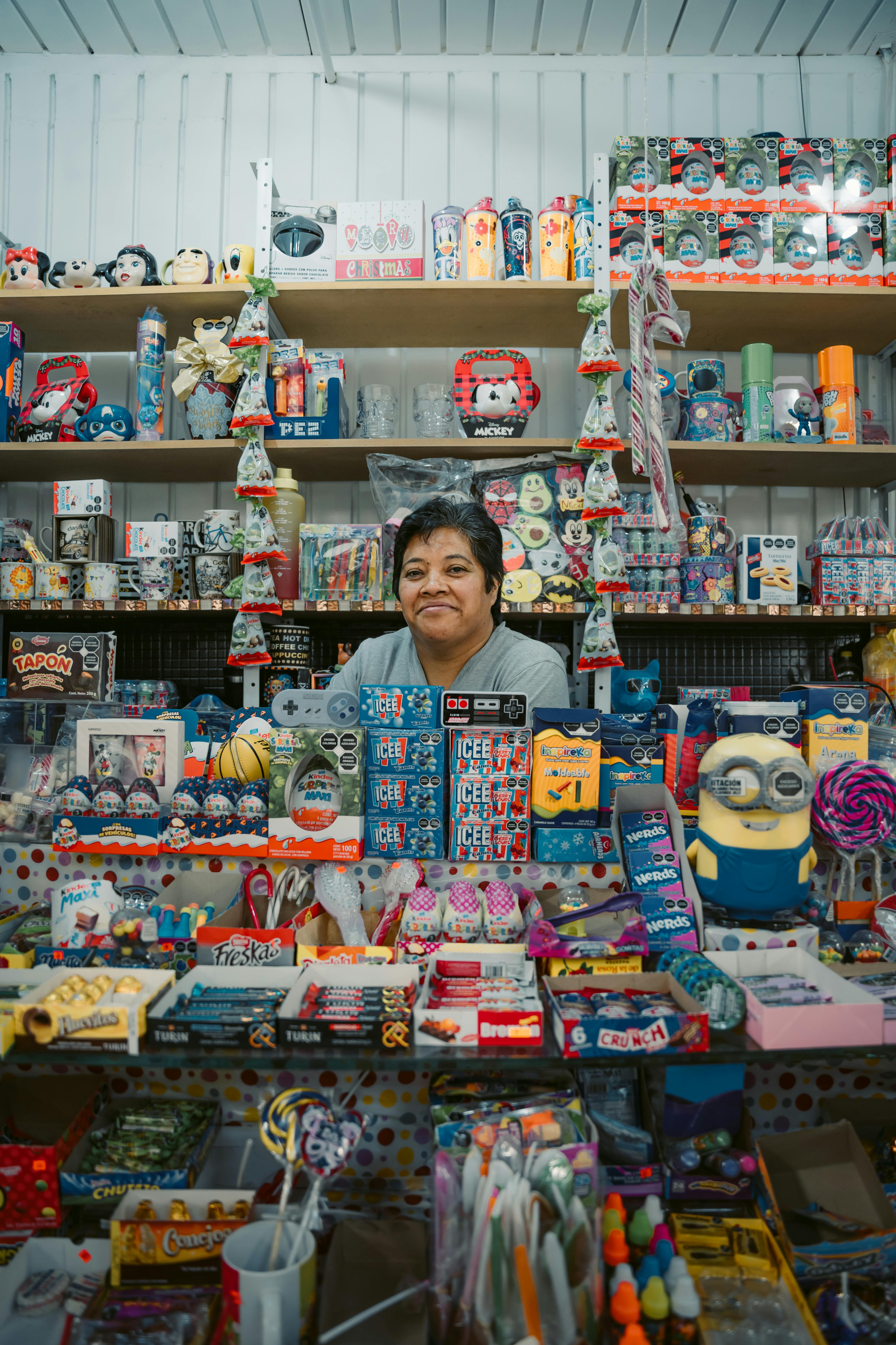 Woman Working in Store