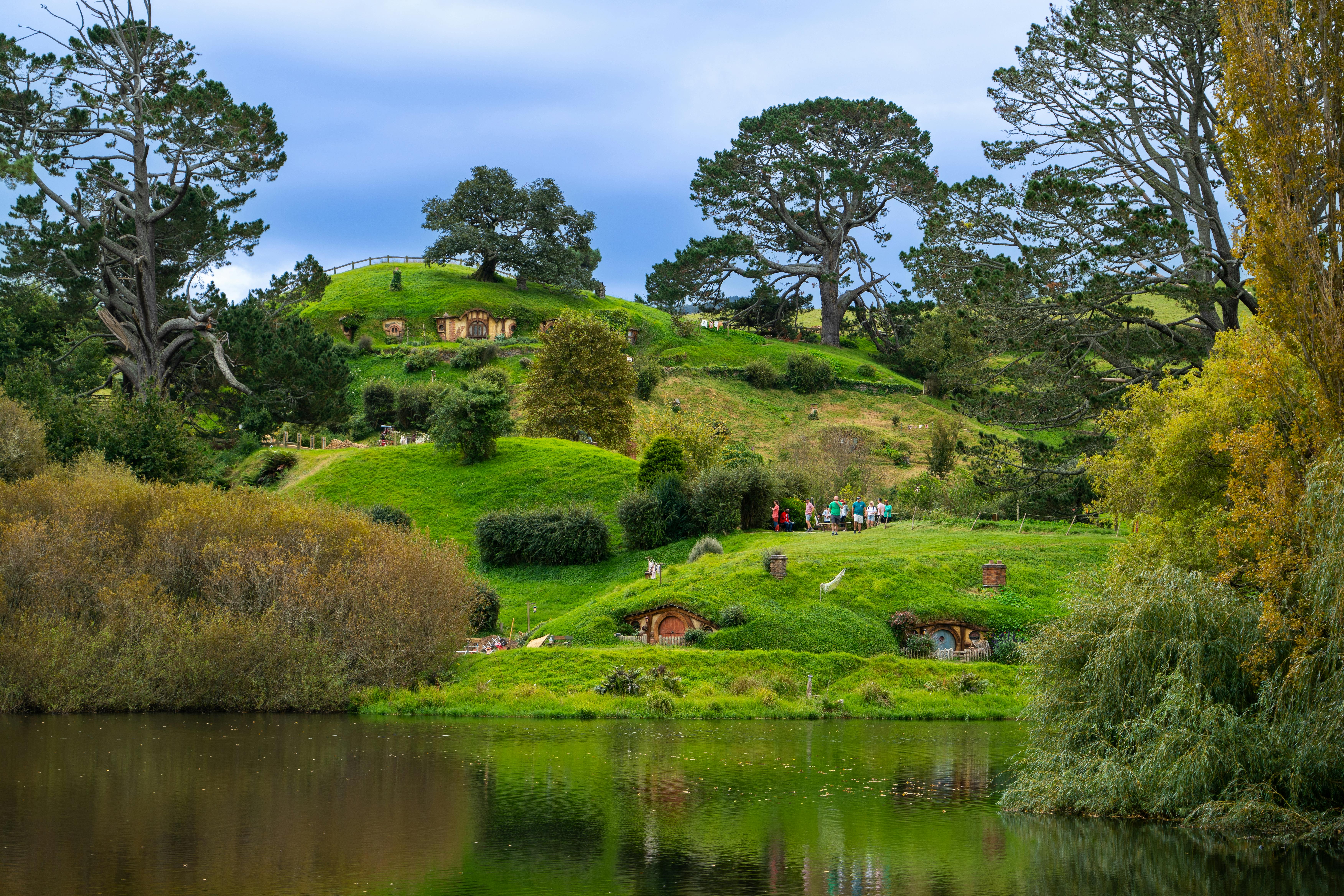 Hill in the Hobbiton Movie Set