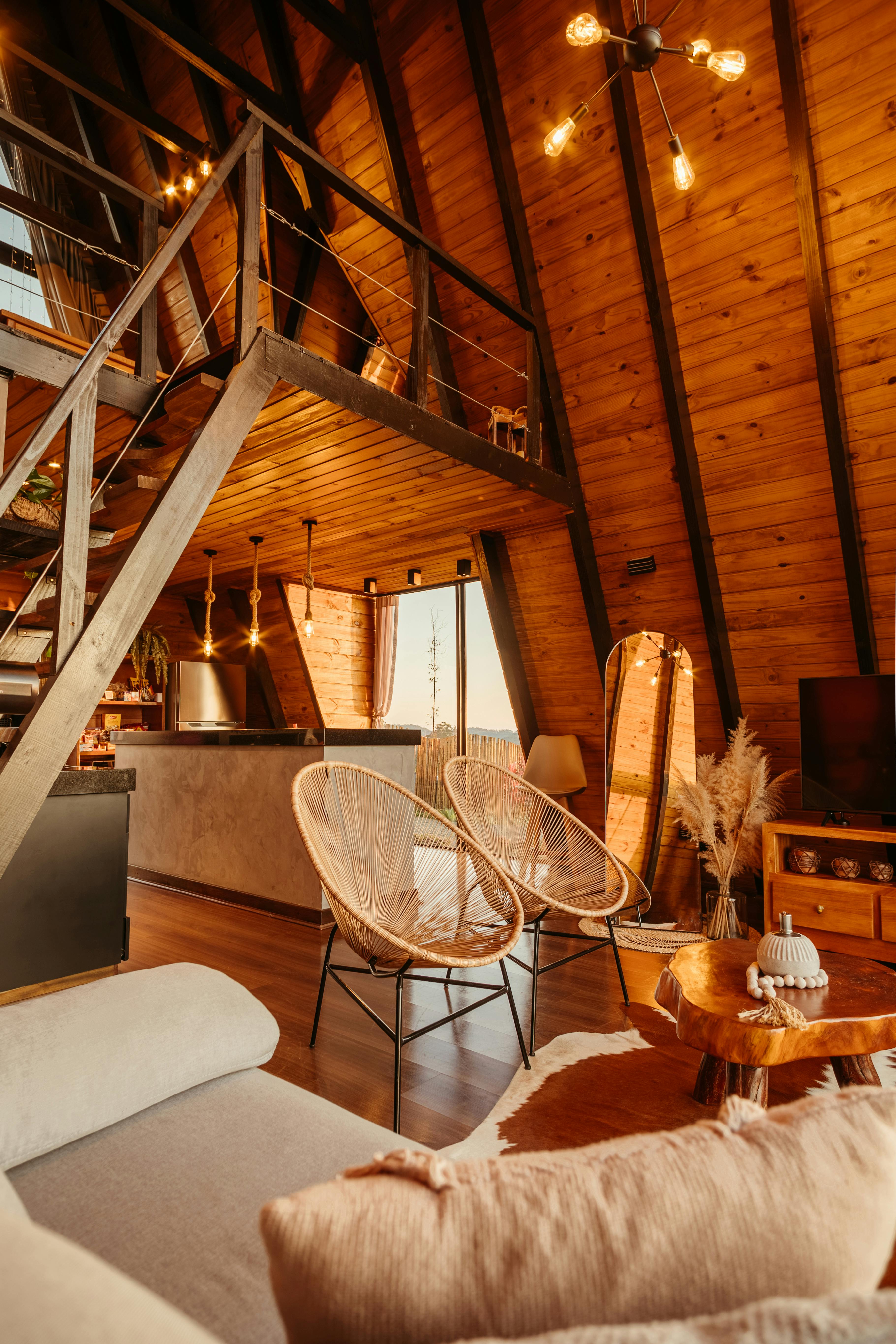 Alpine Rustic Living Room