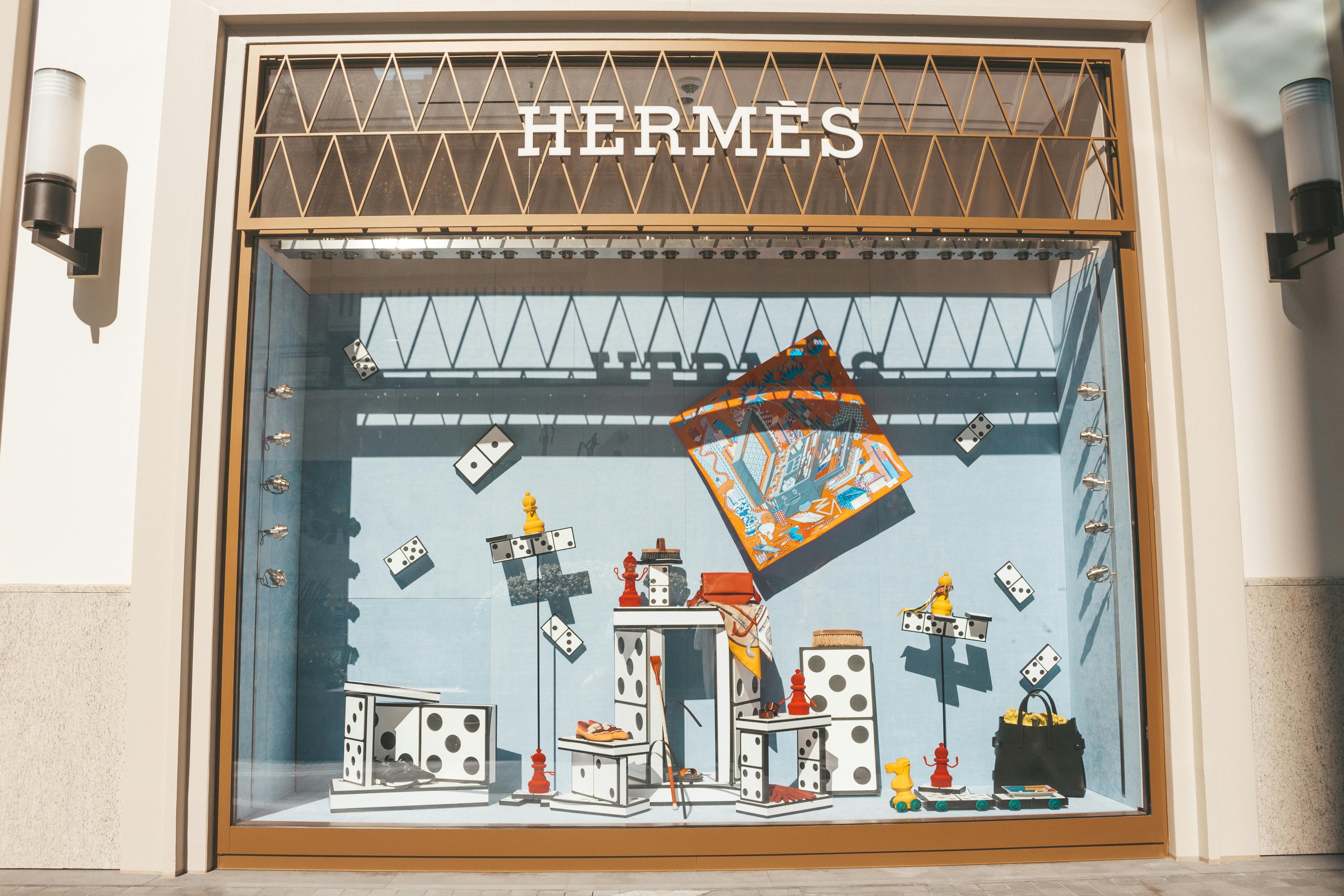 Opened Brown Gate Near Hermes Toys