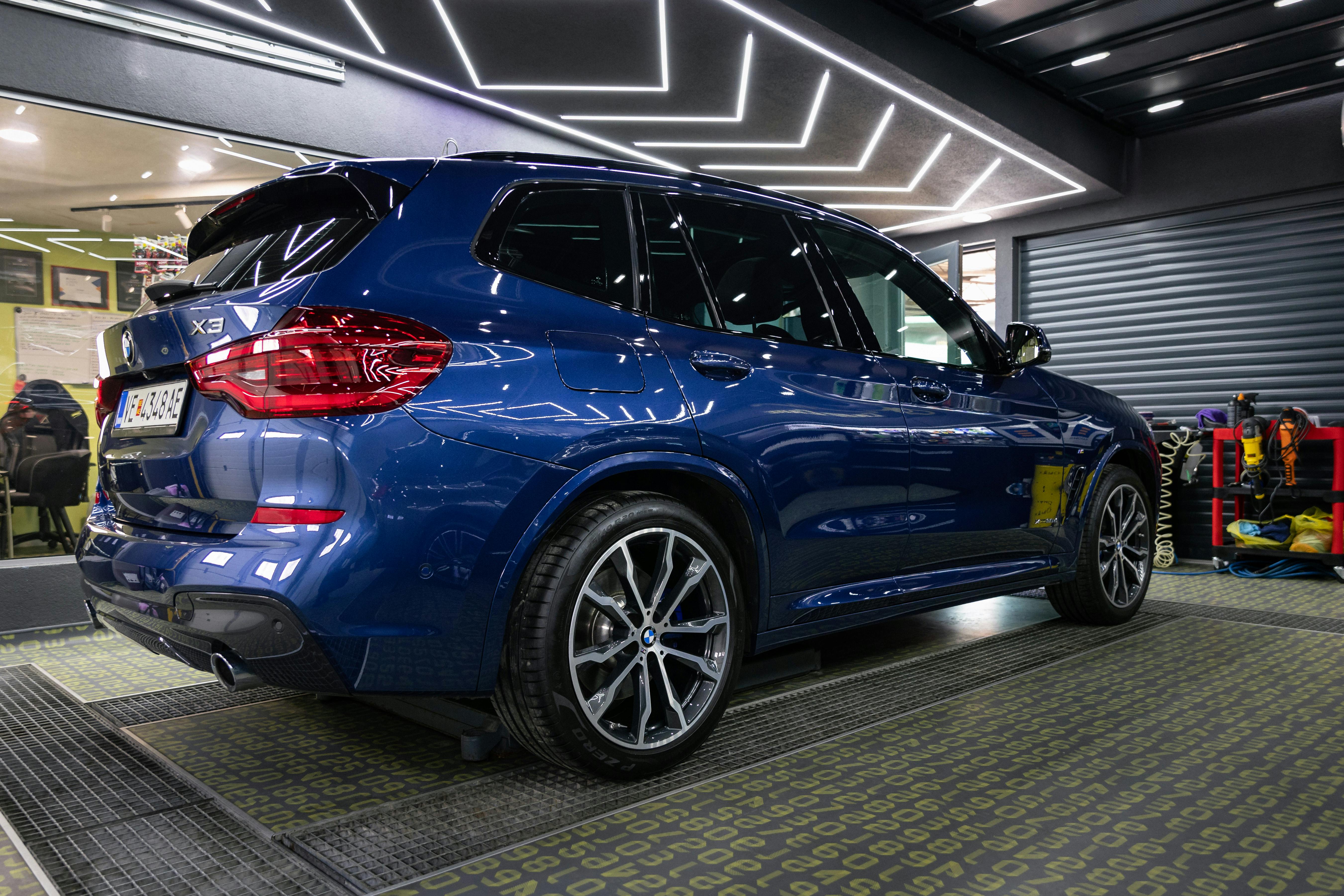 Shiny BMW X3 at Dealership