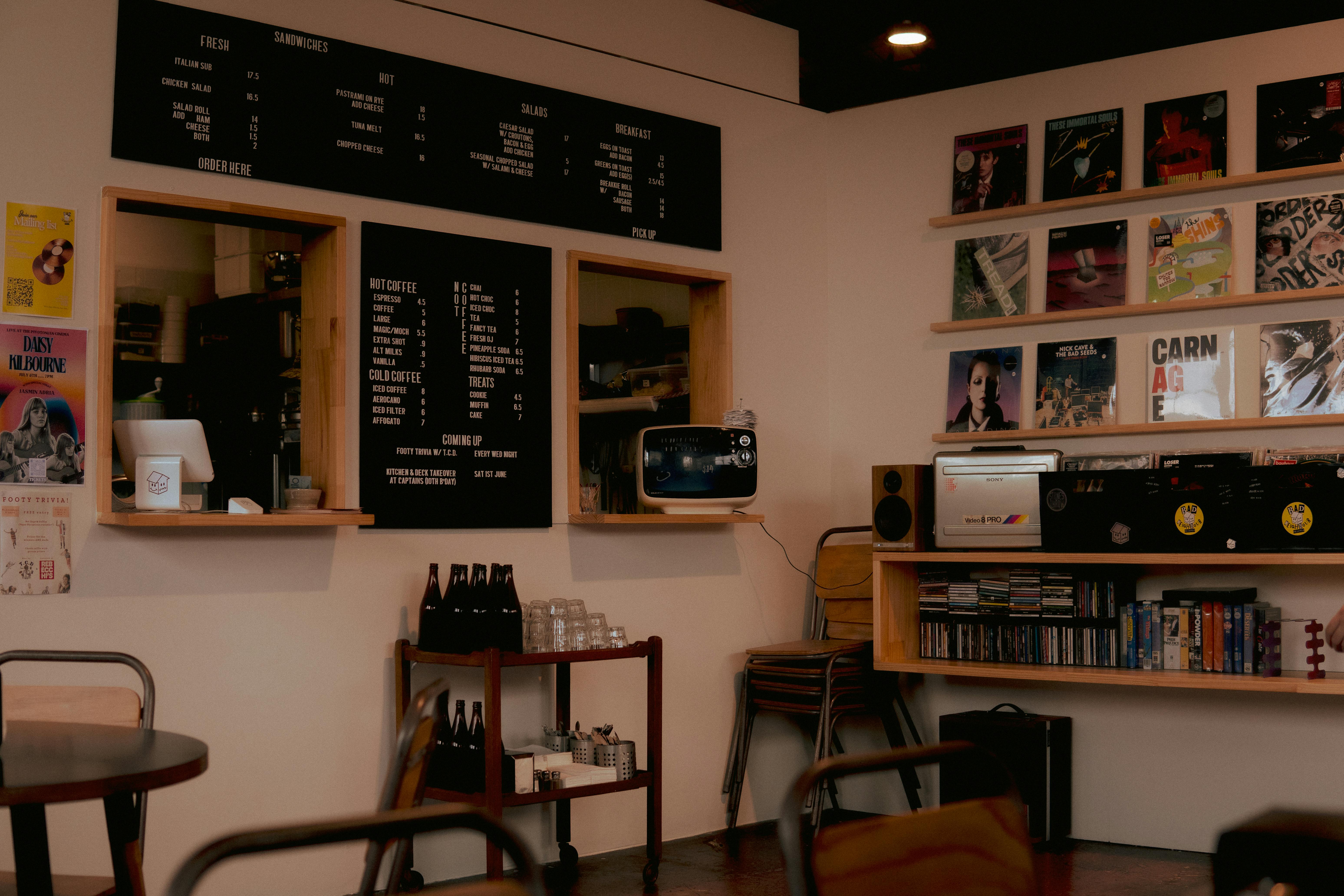 Interior of Cafe