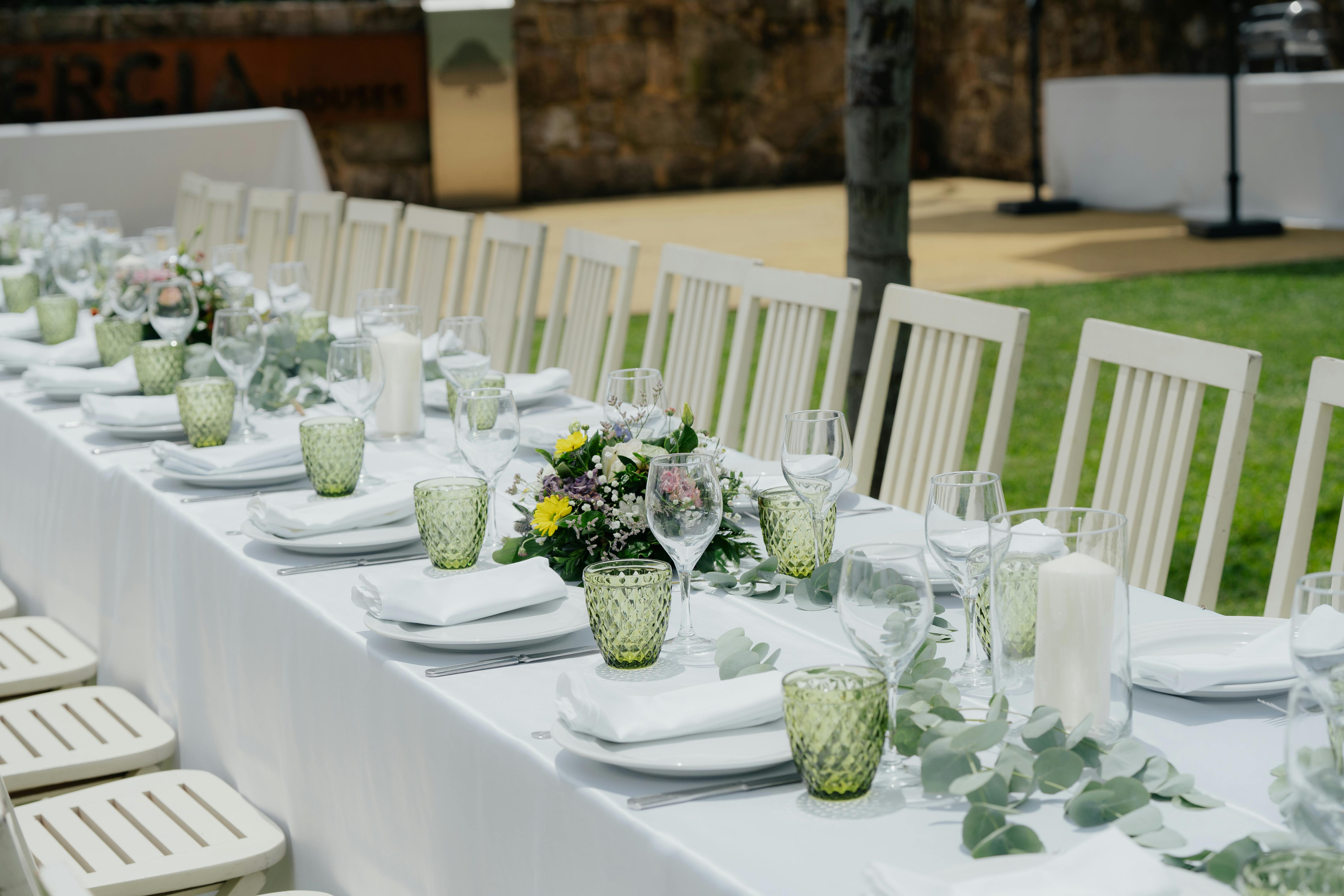 Venue Table in Garden