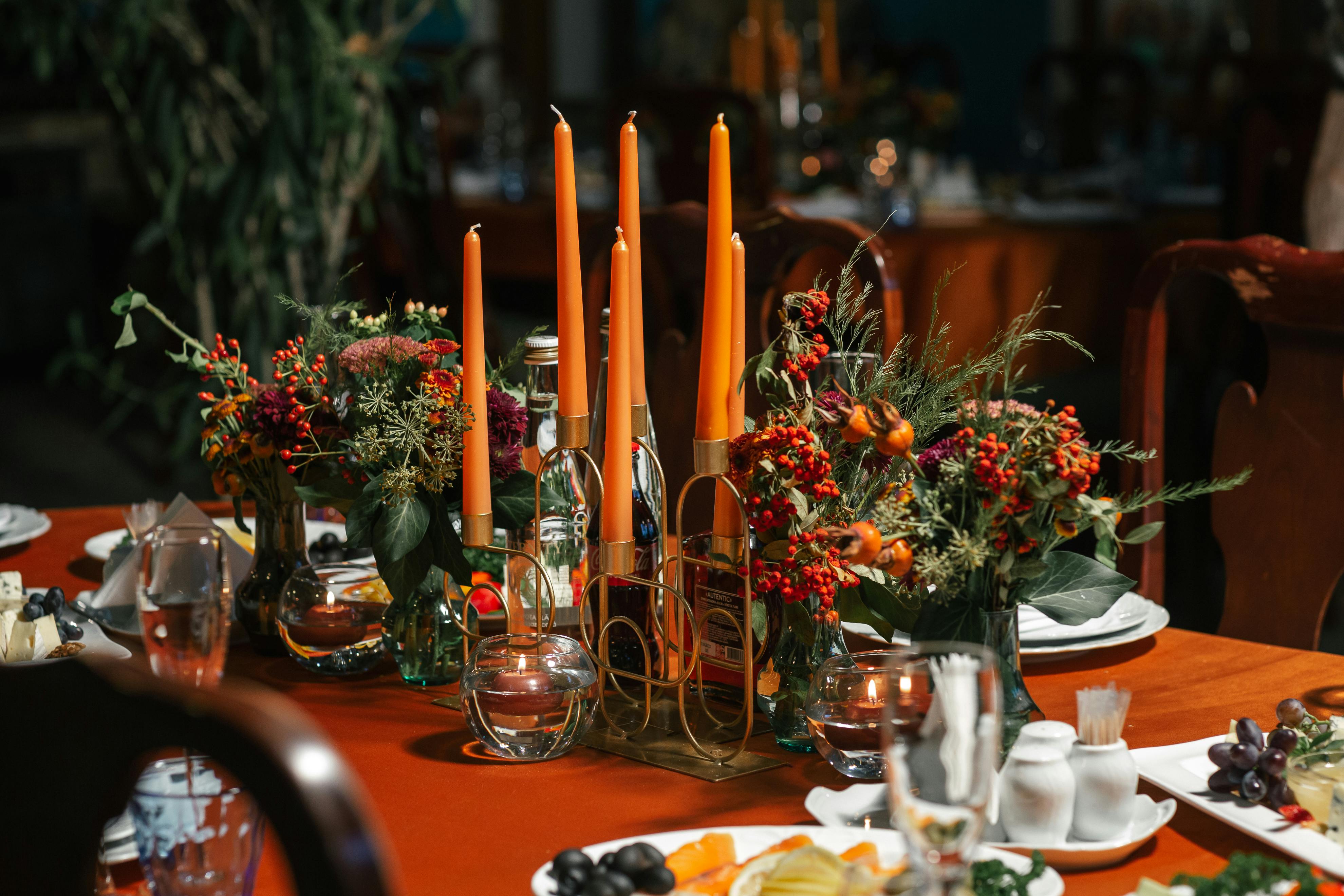 Decorated Dining Table