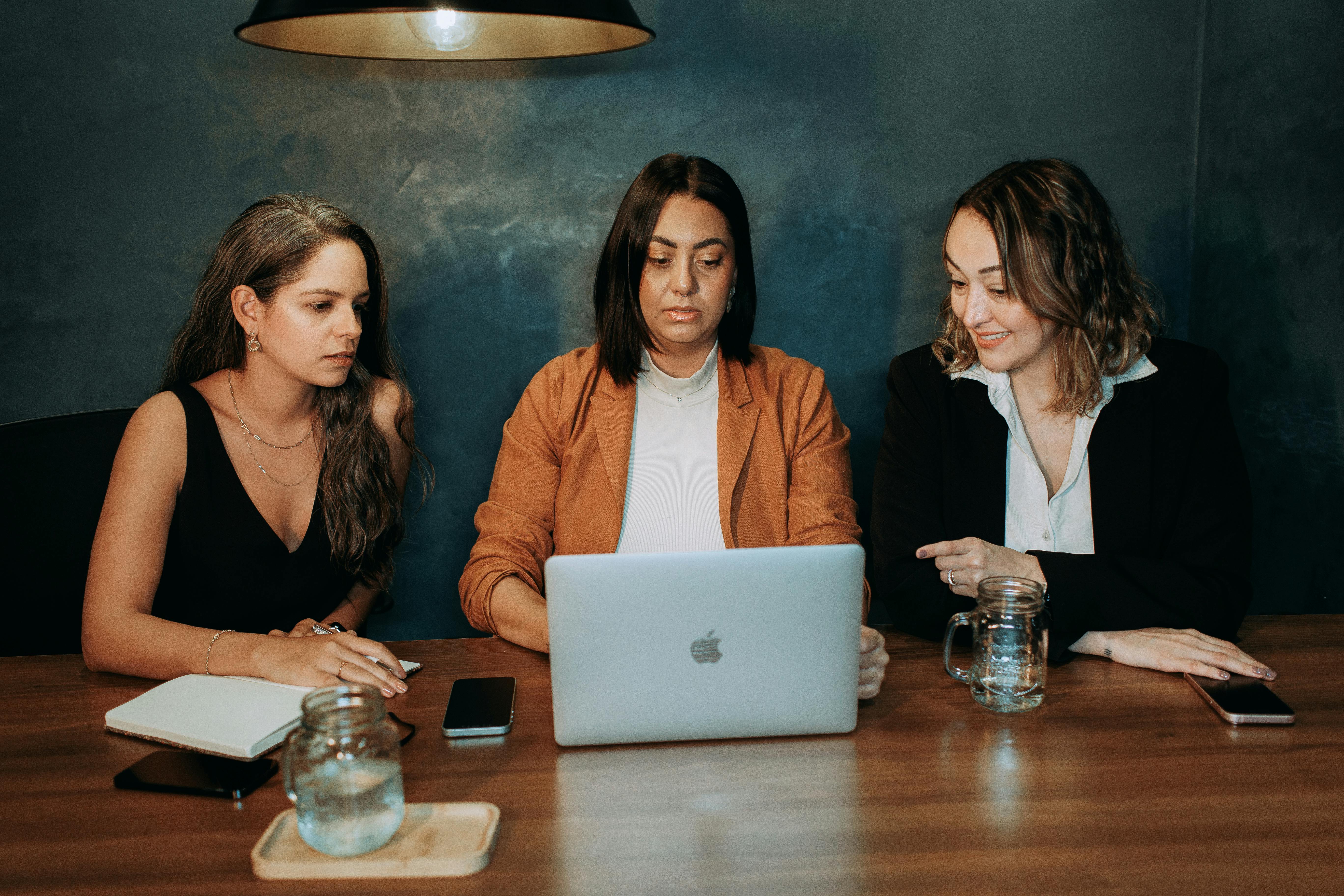Women Working on Laptop