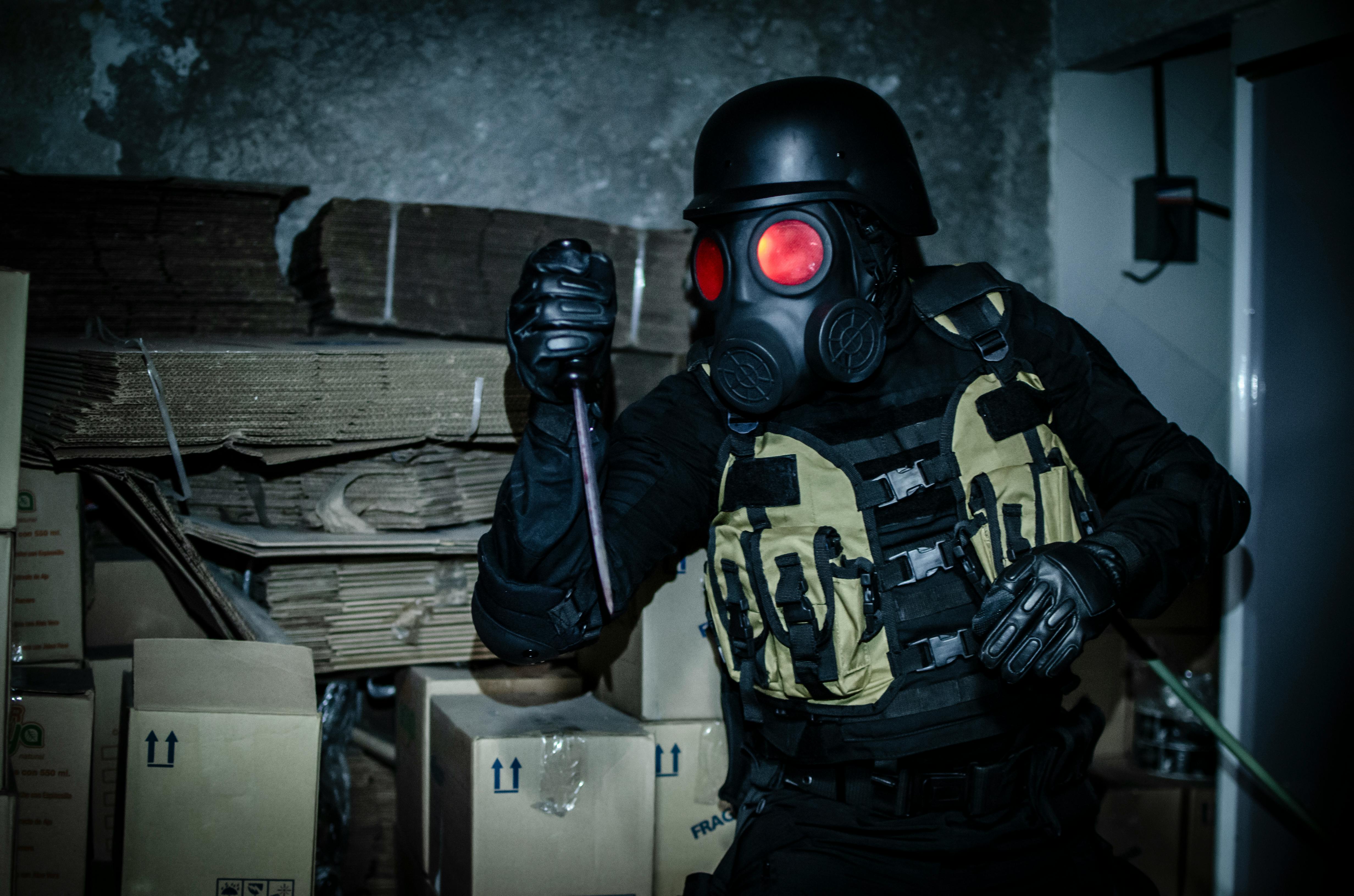 Free stock photo of abandoned, abandoned warehouse, cosplay