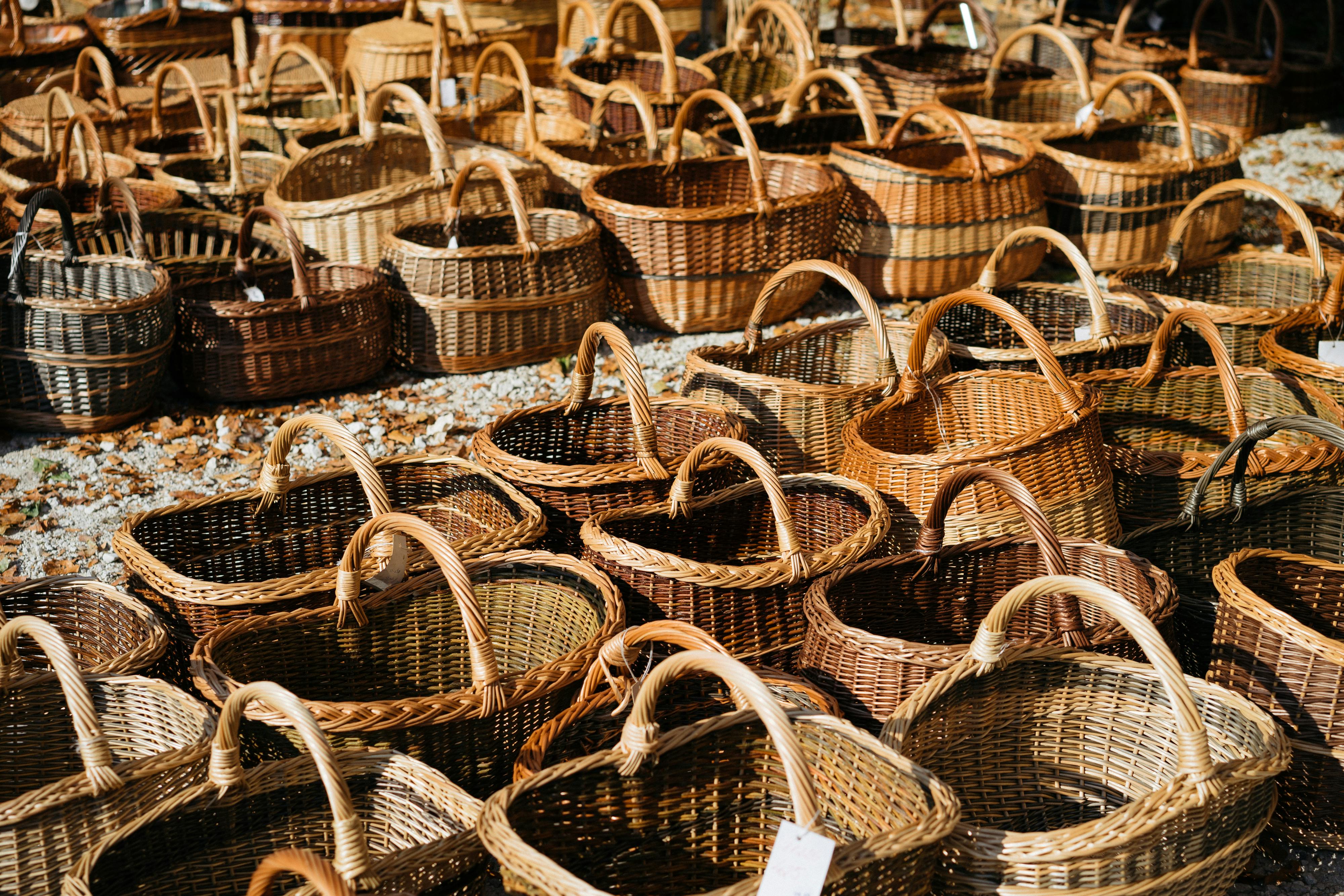 Brown Wicker Baskets