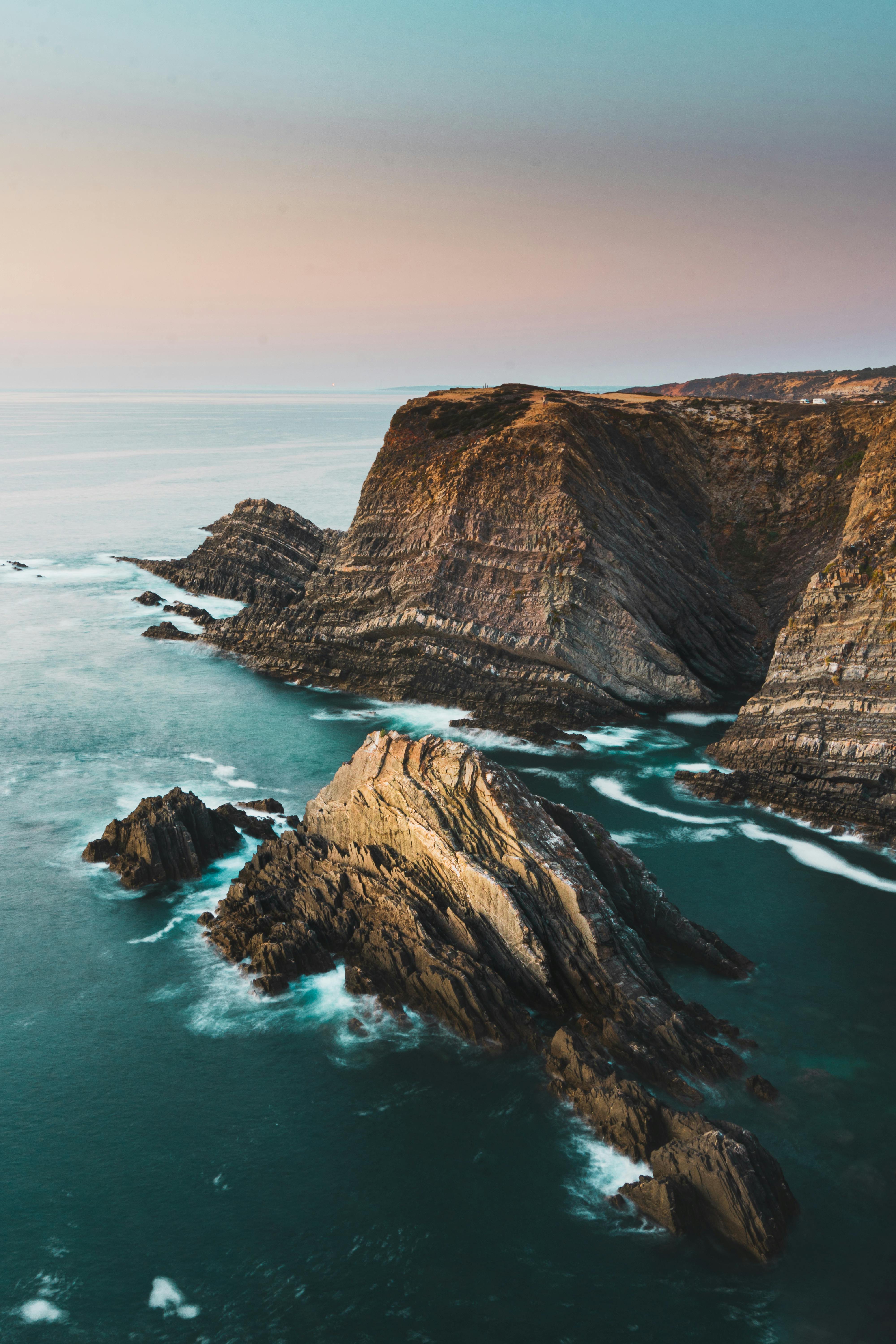 Rock Formations on Water