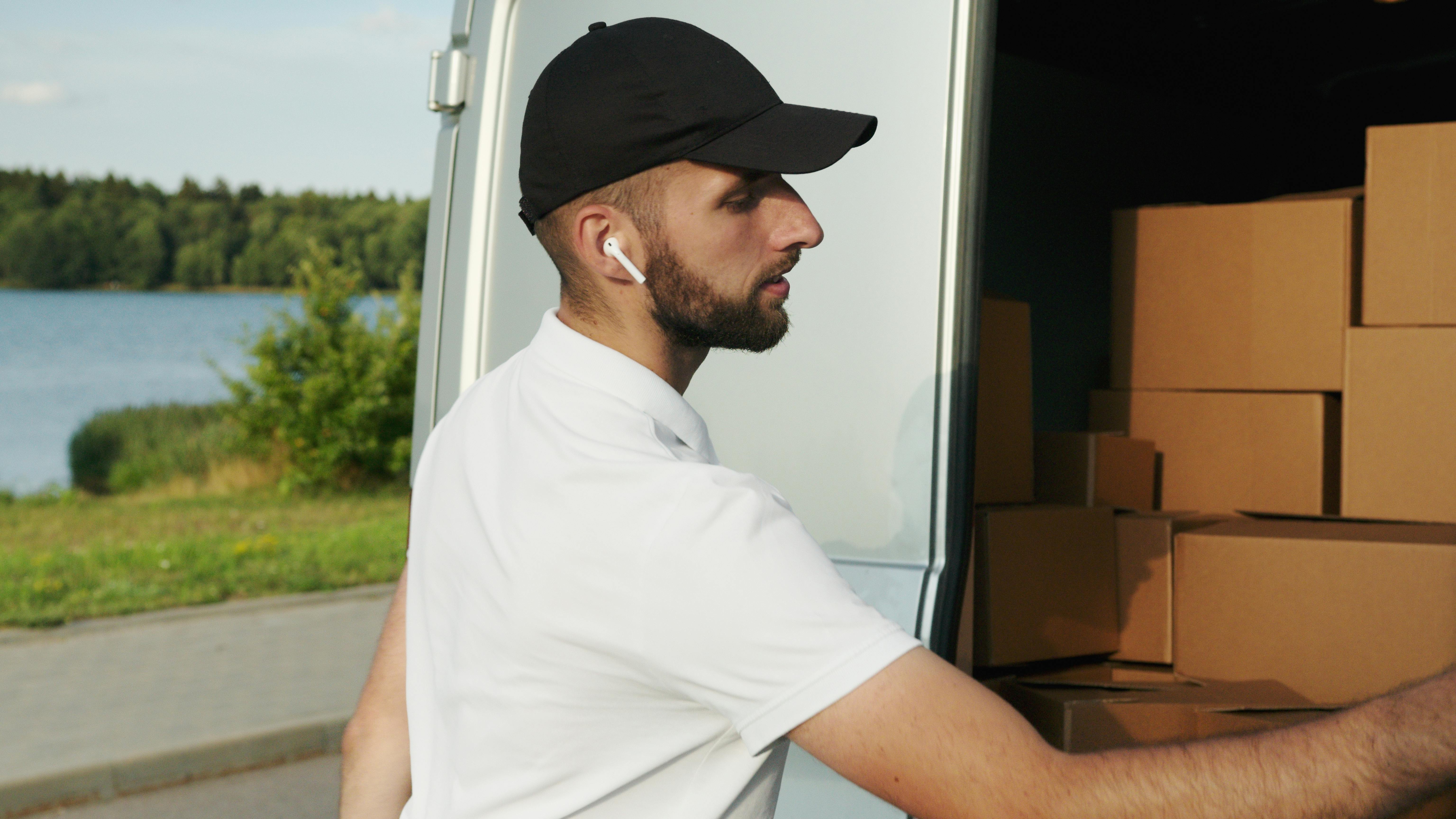 Man Delivering Packages