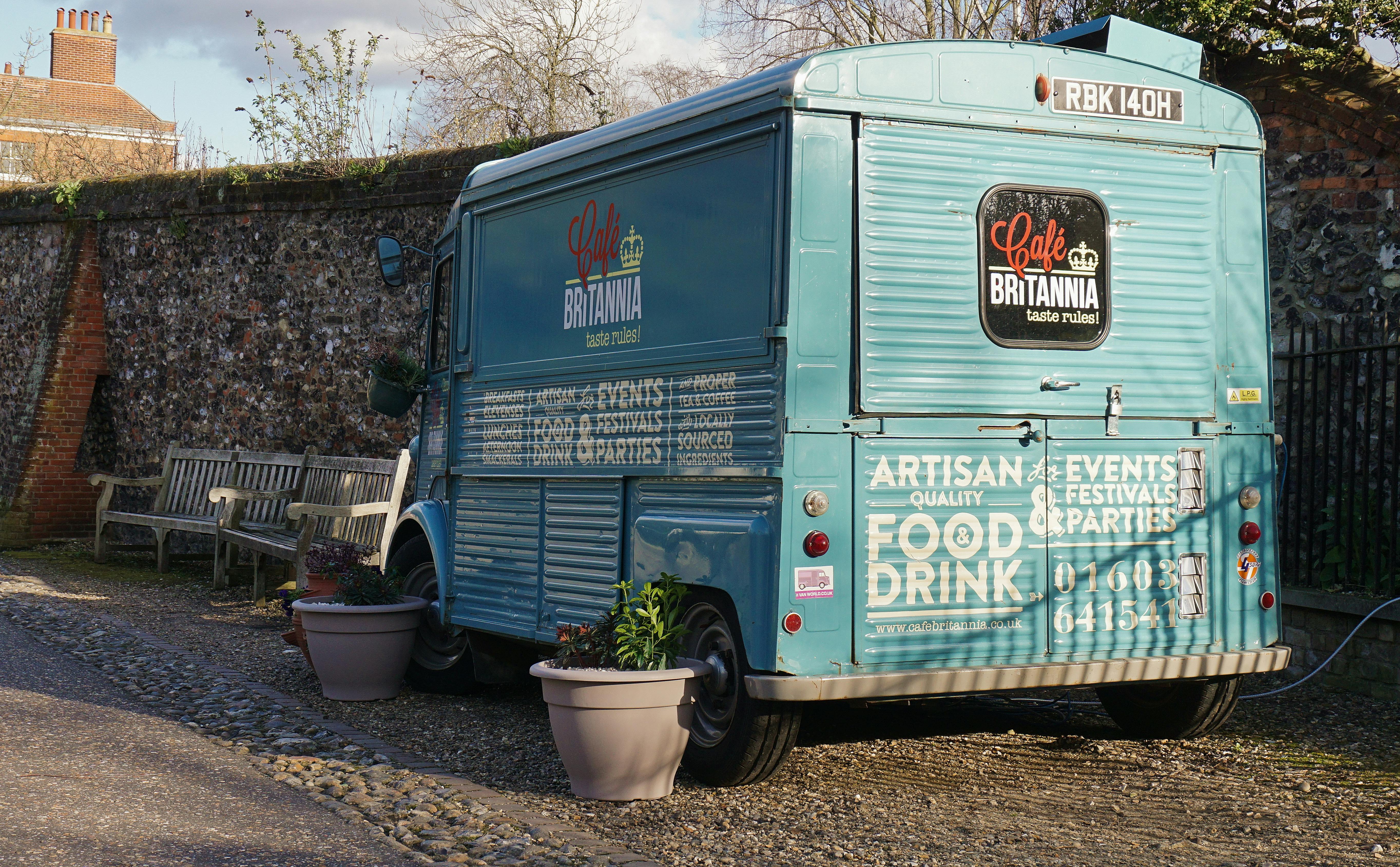 Blue Truck of a Mobile Diner