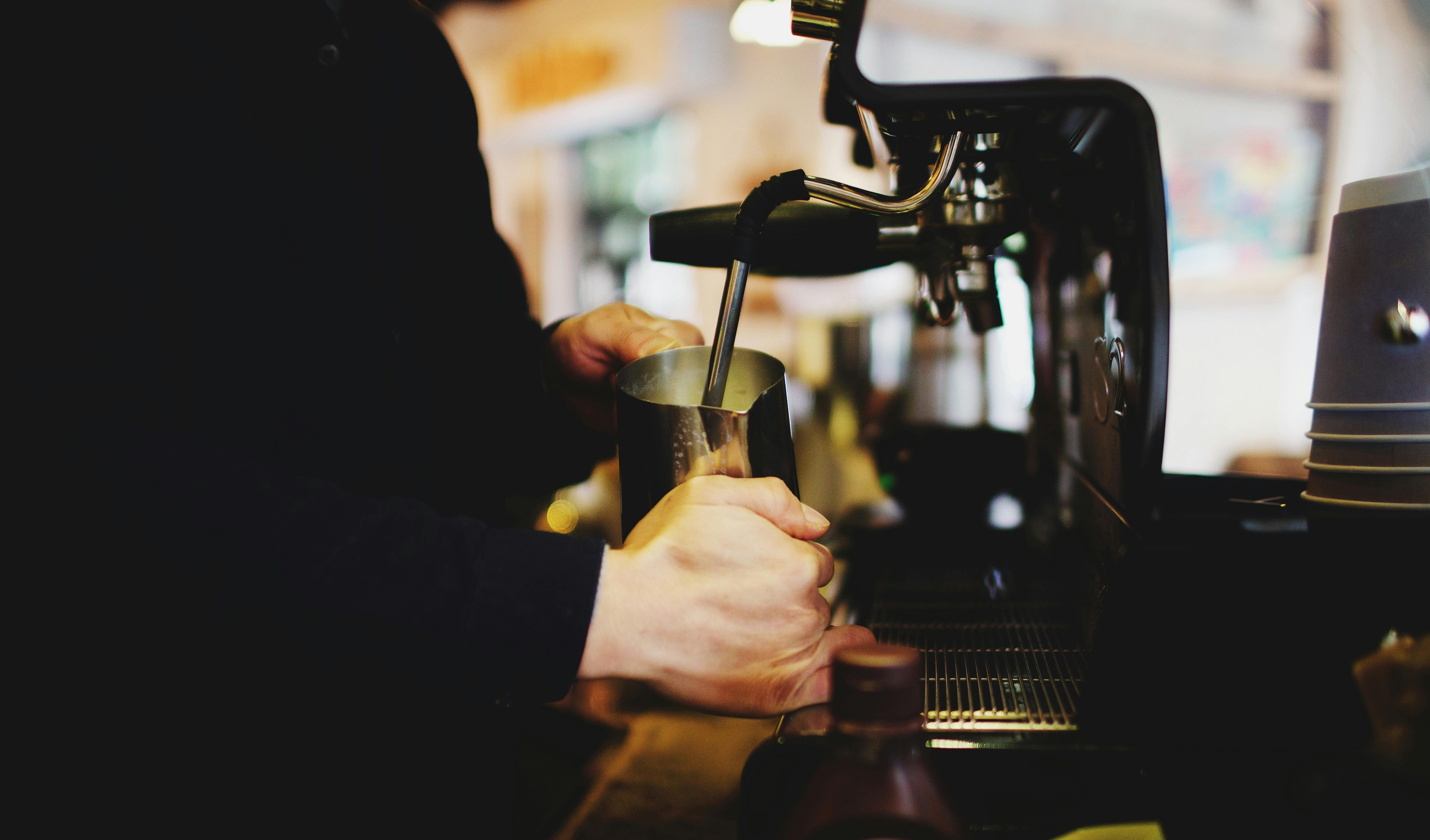 Bartender Pouring Coffee