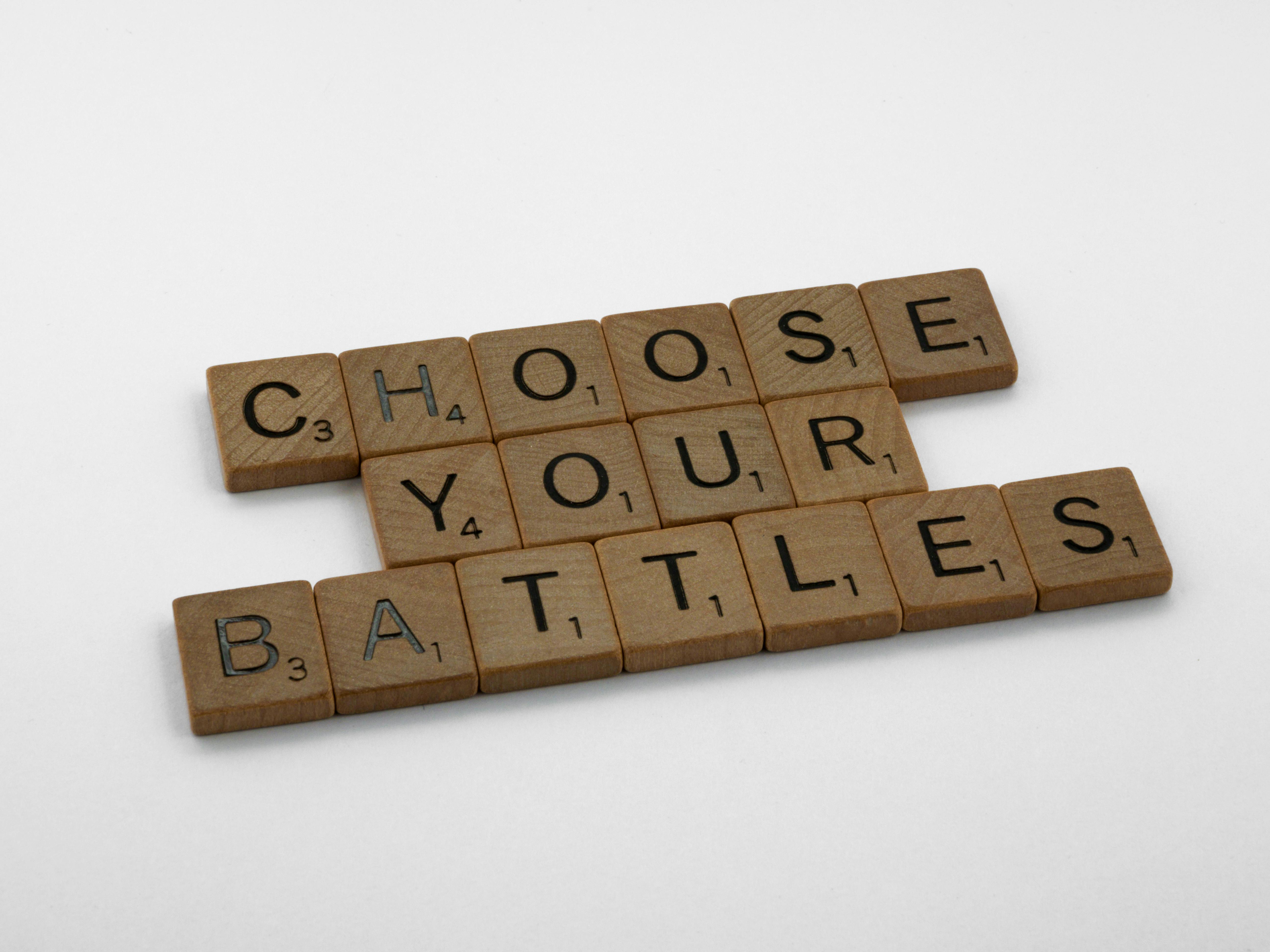 Brown Wooden Blocks on White Surface