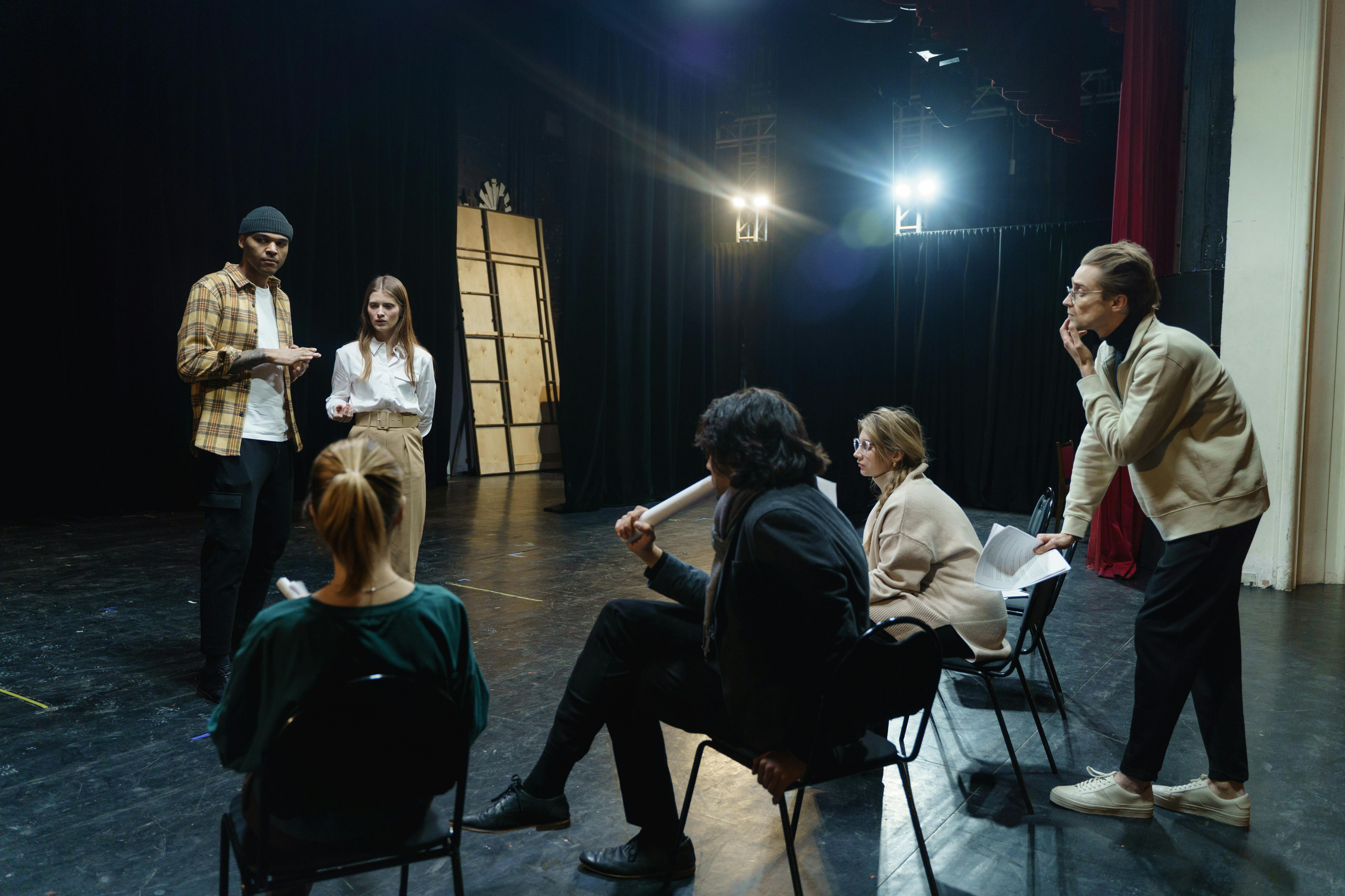 Group Of People Having A Meeting