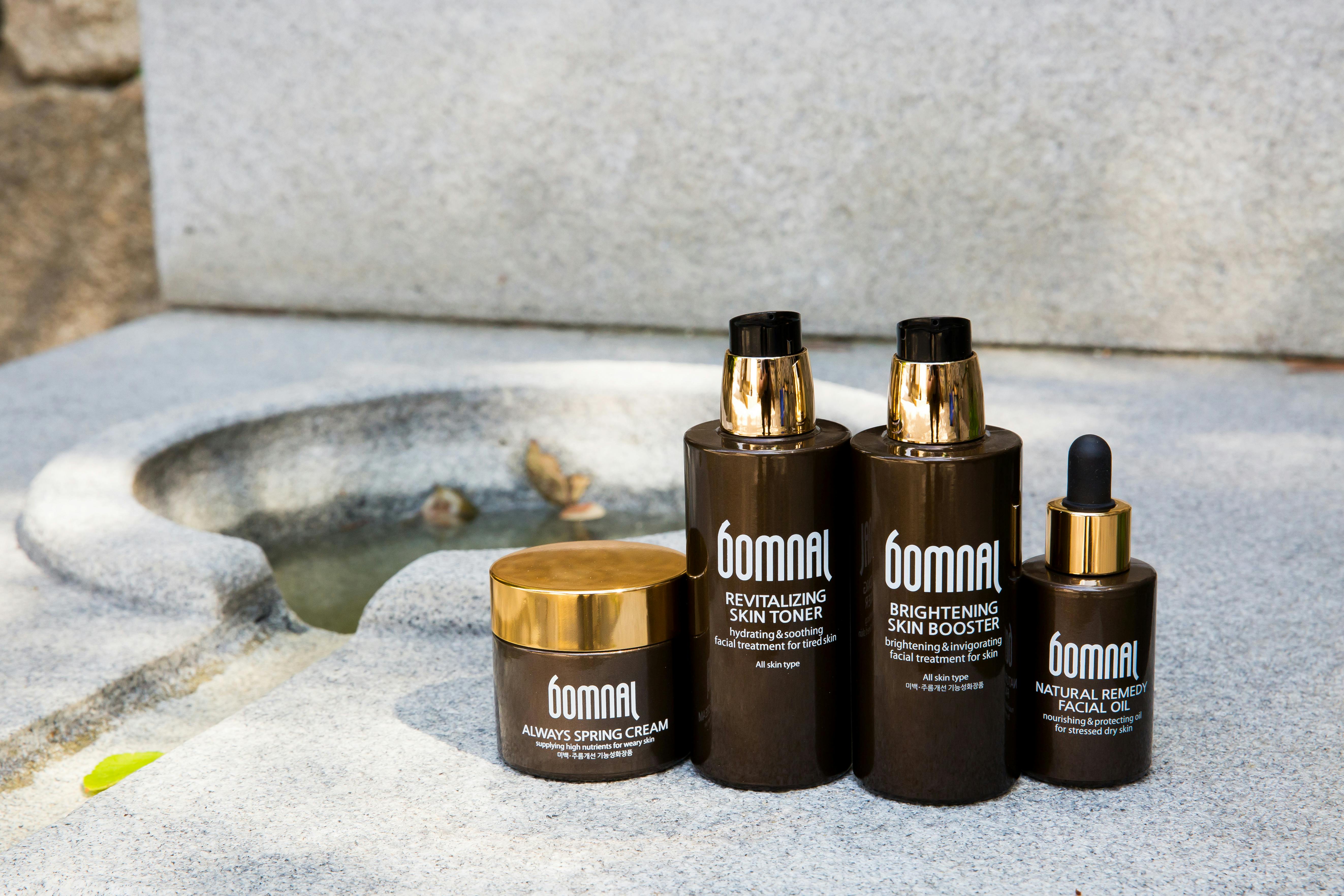 Close Up Shot of Cosmetic Products