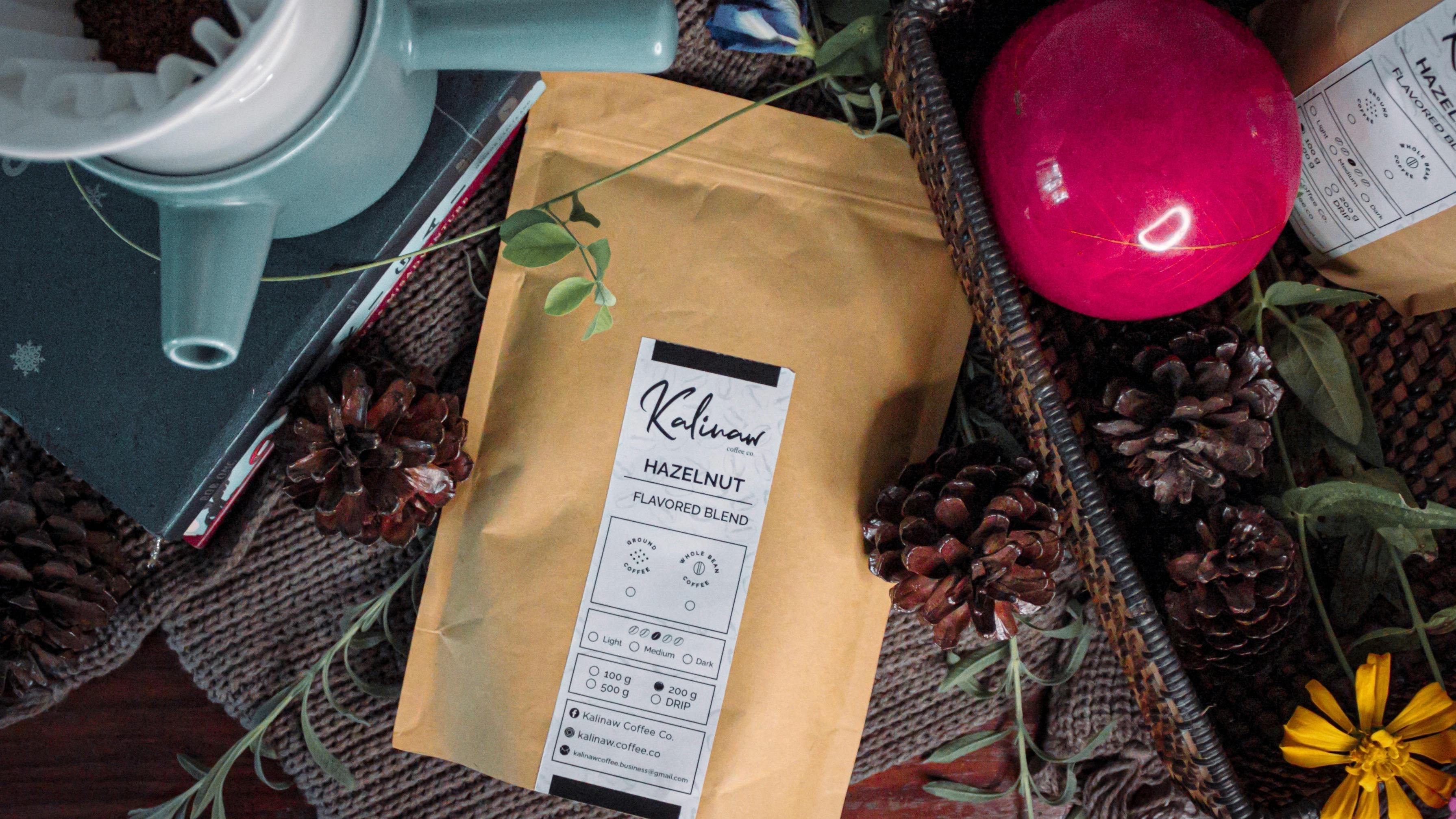 Flavored Blend Coffee in Paper Bag Packaging