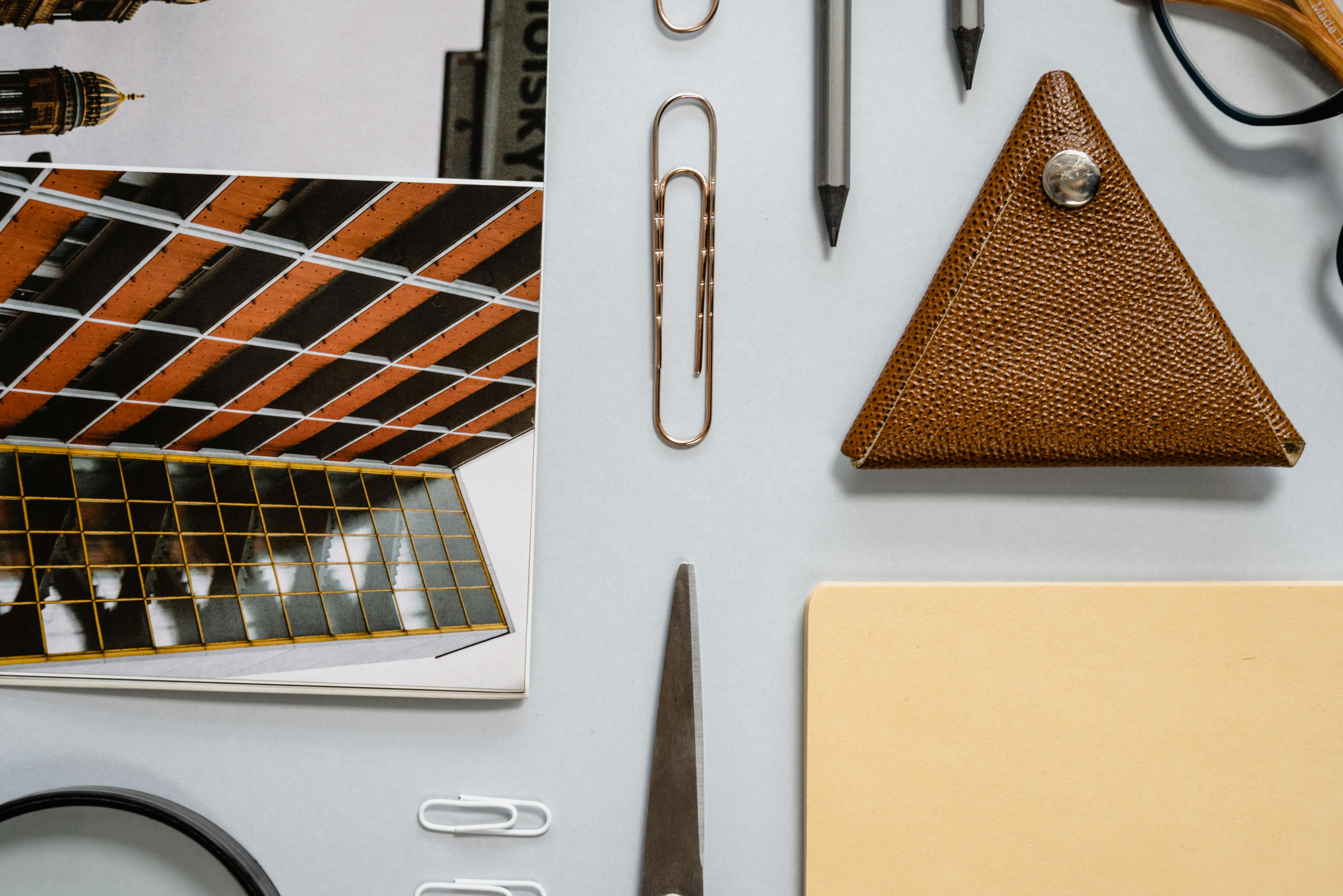 A Photo Beside the Office Accessories