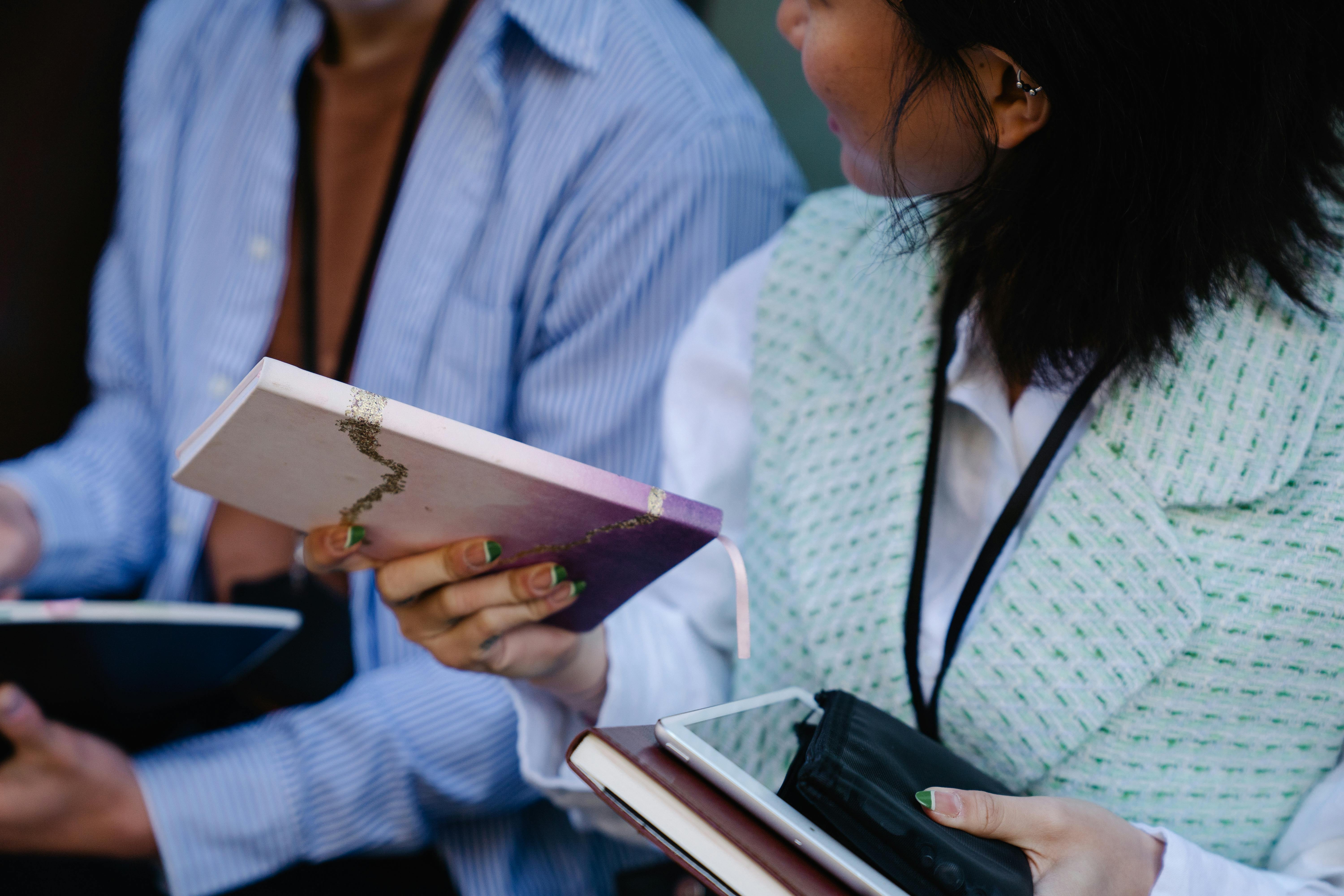 Close-up of People Talking During a Business Meeting