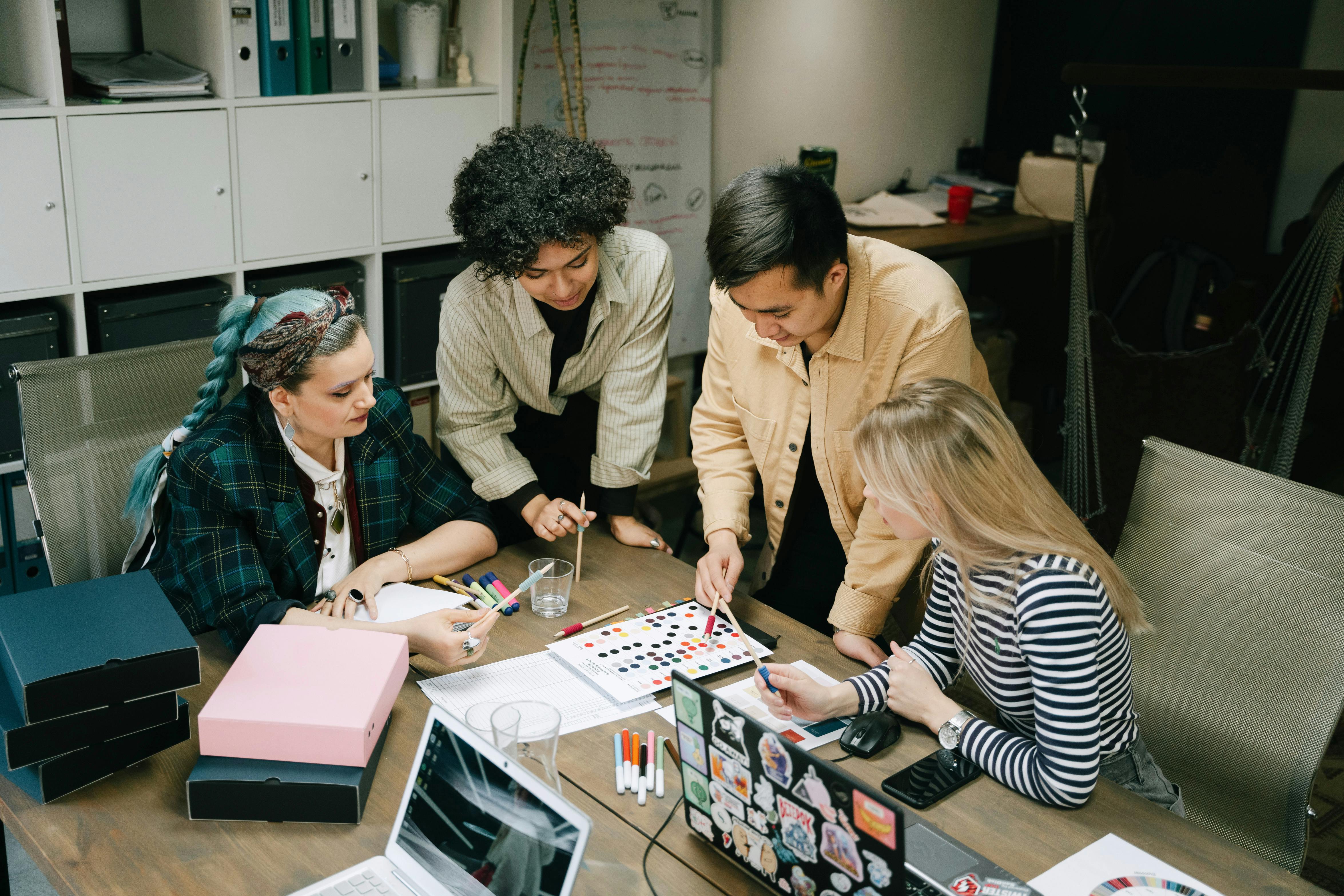 Colleagues Planning Together