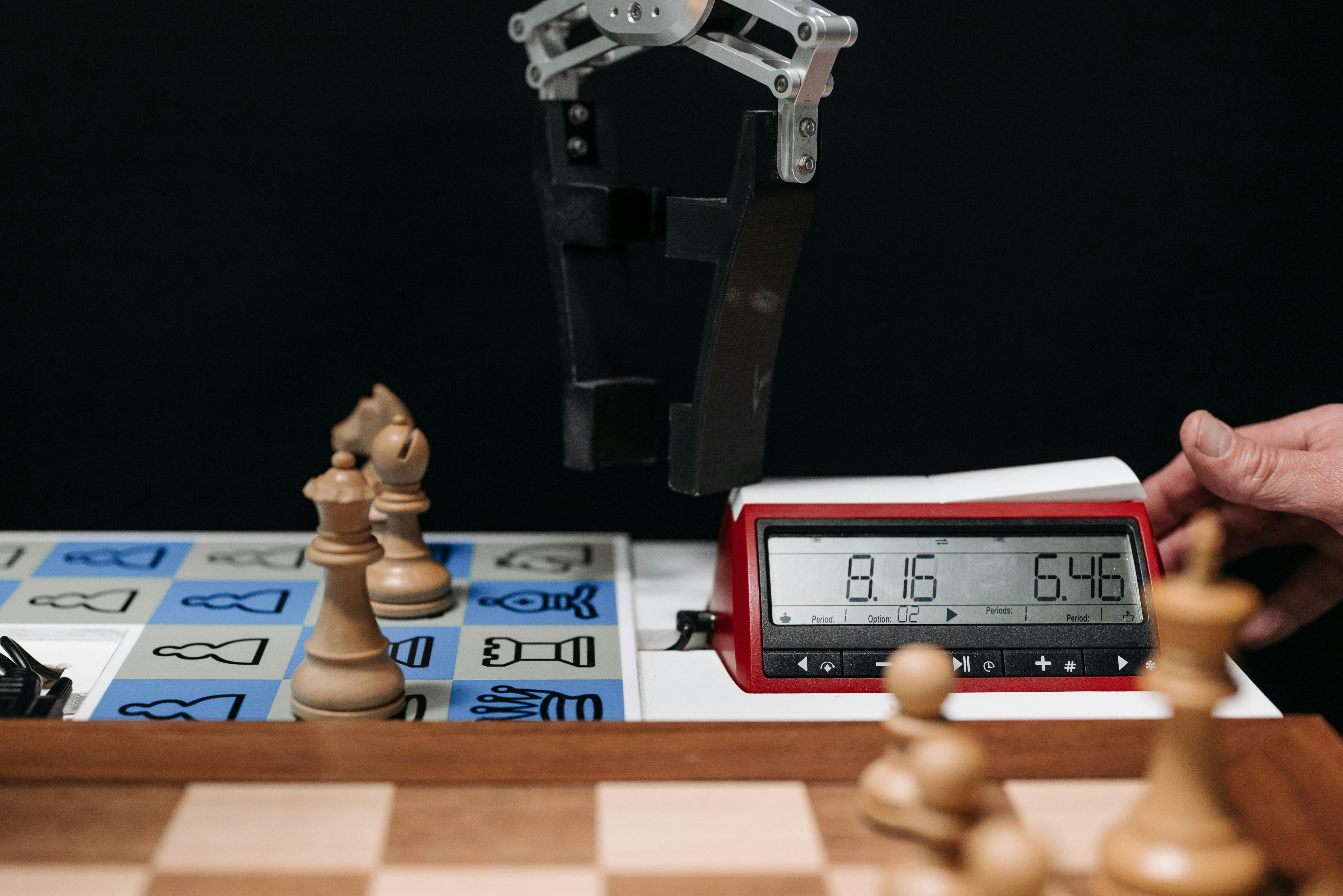 A Robot and a Chess Clock