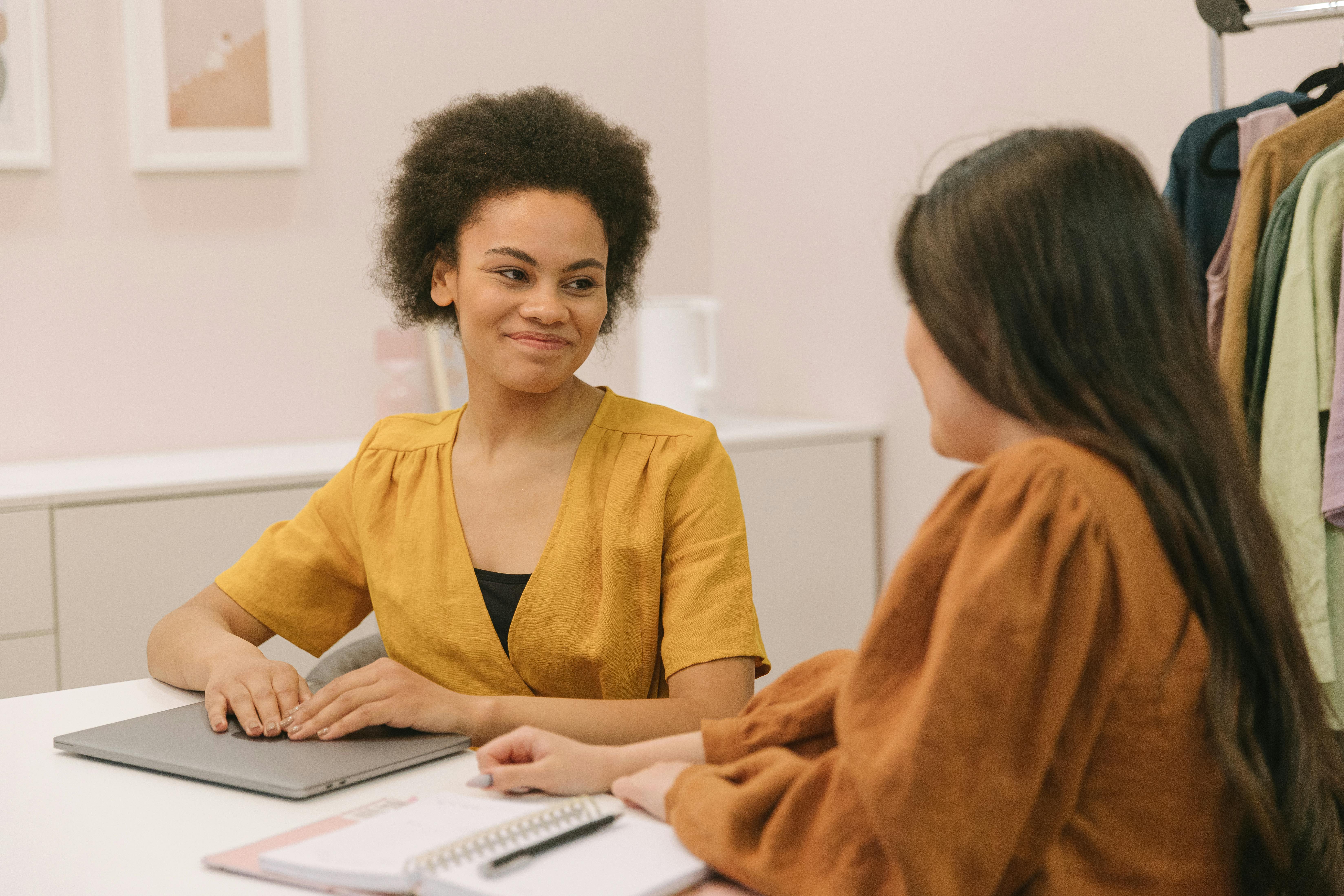 Women Having a Conversation