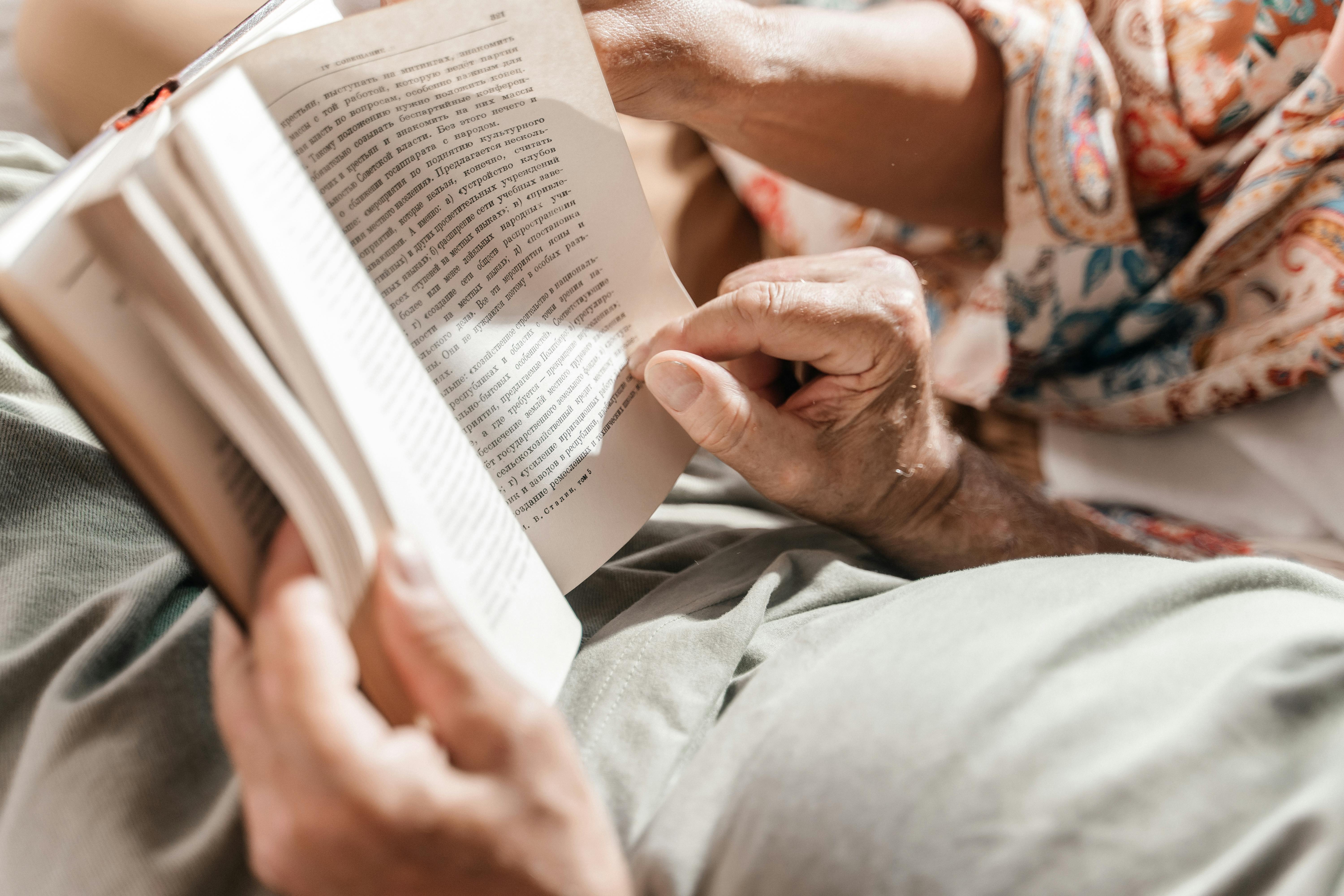 A Person Reading a Book