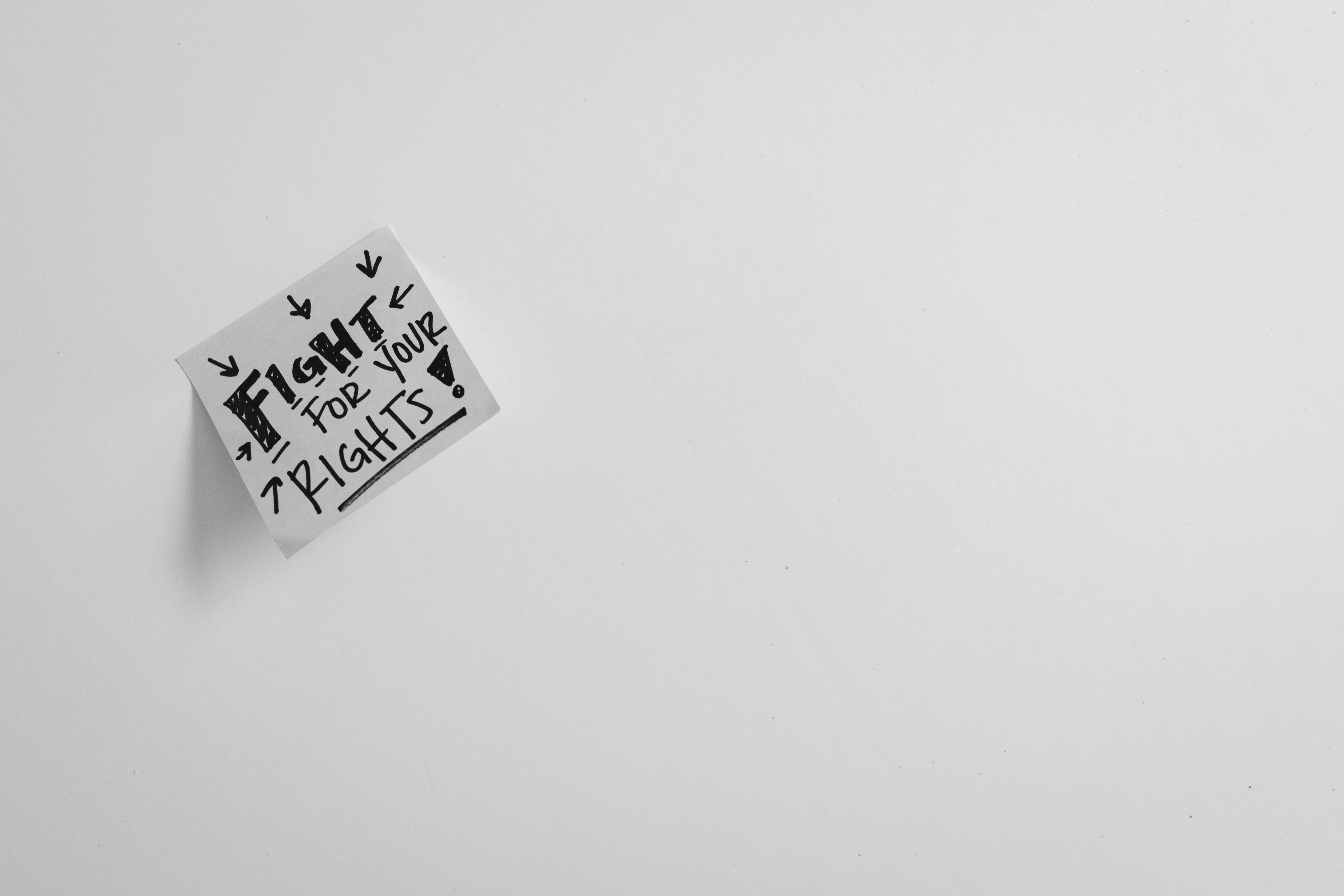 A Paper Written Fight for Your Rights
