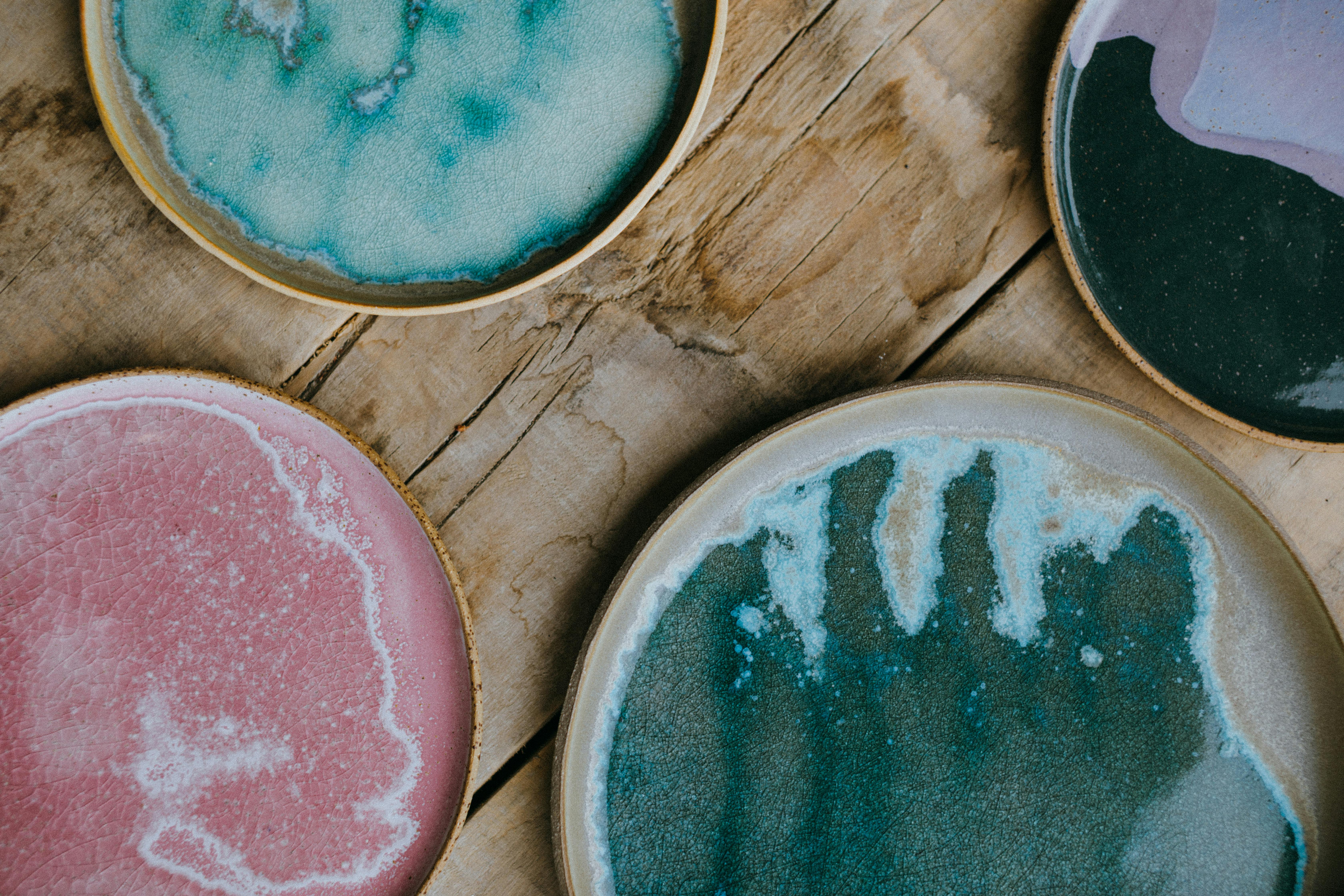 Overhead Shot of Earthenware
