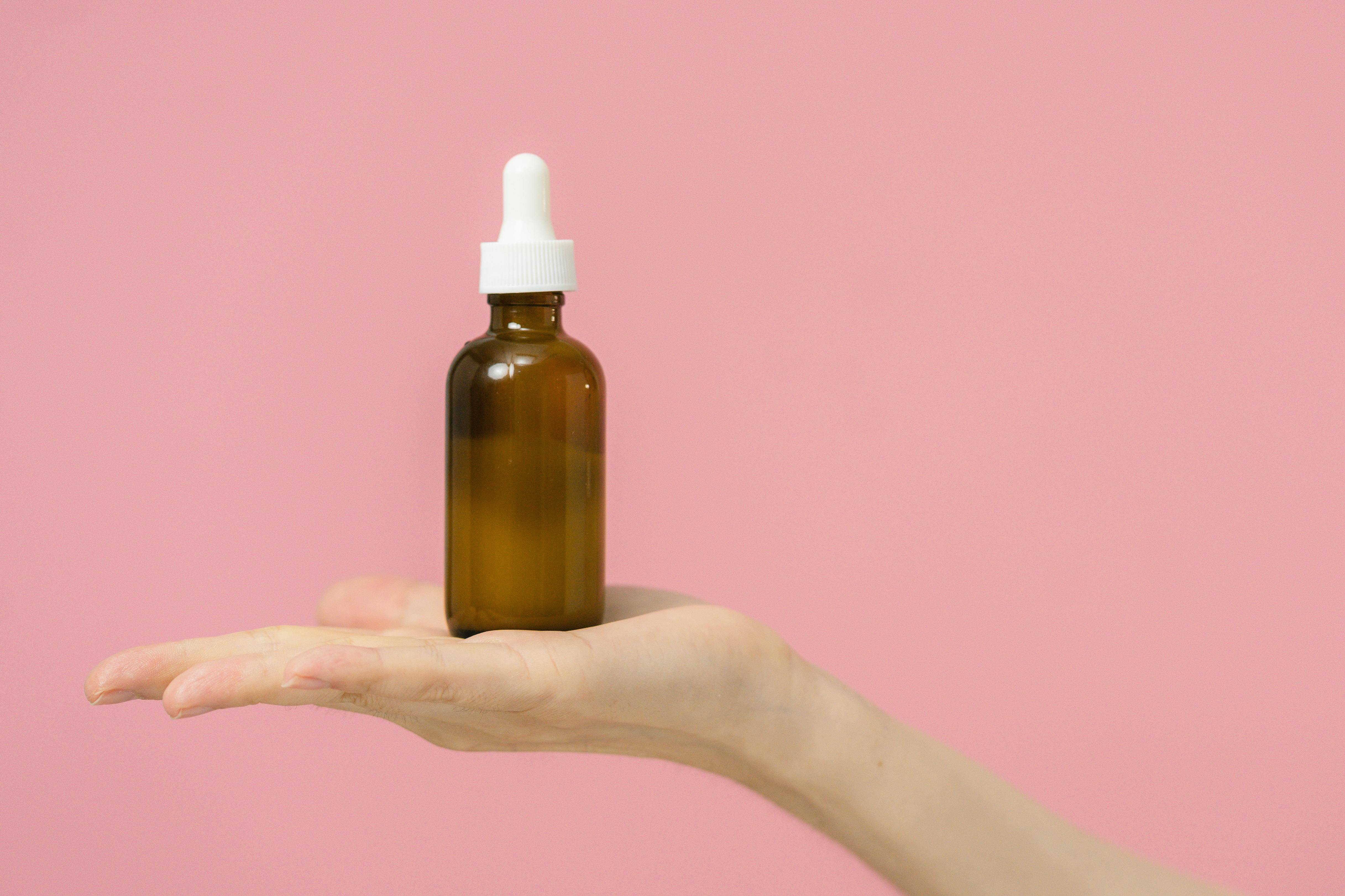 Close up view of beauty product