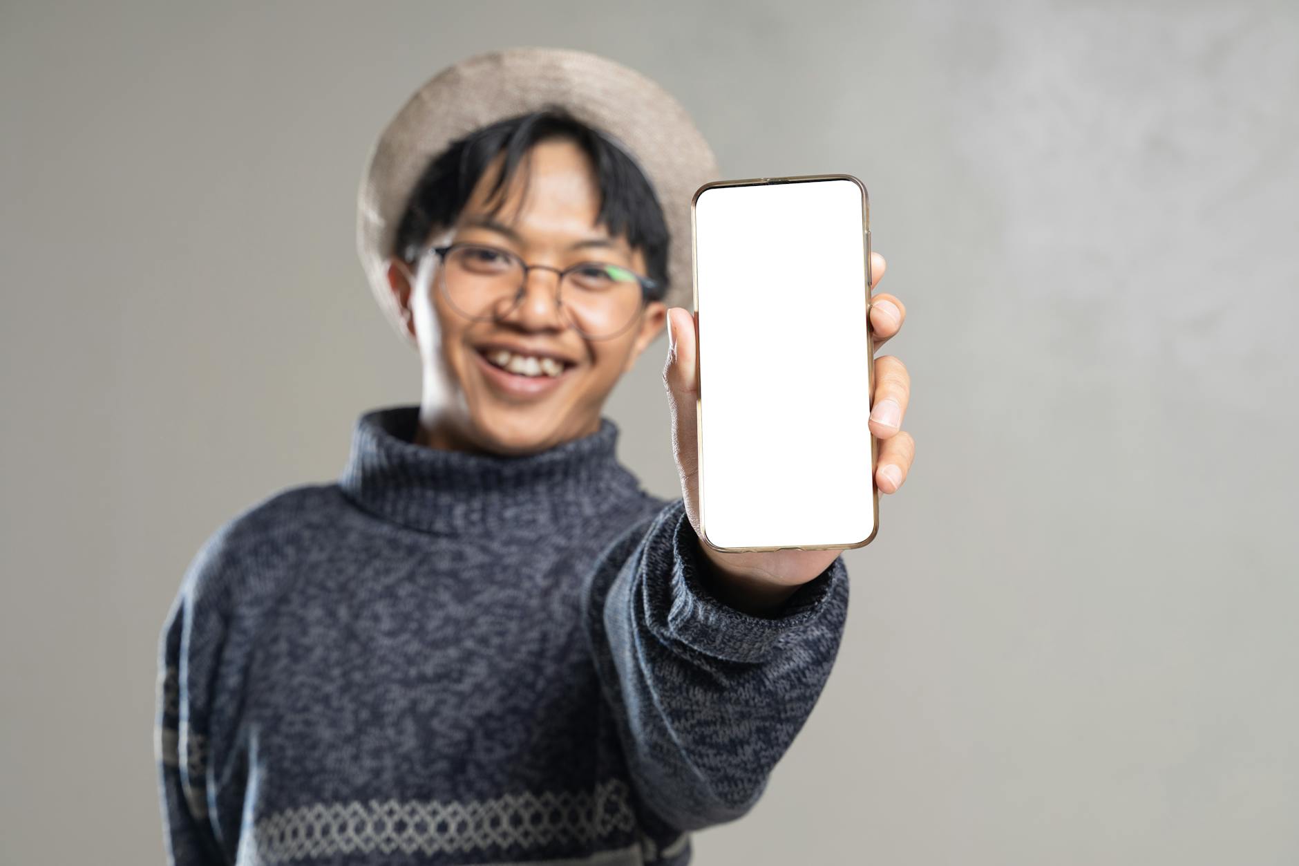 A Person Holding a Smartphone