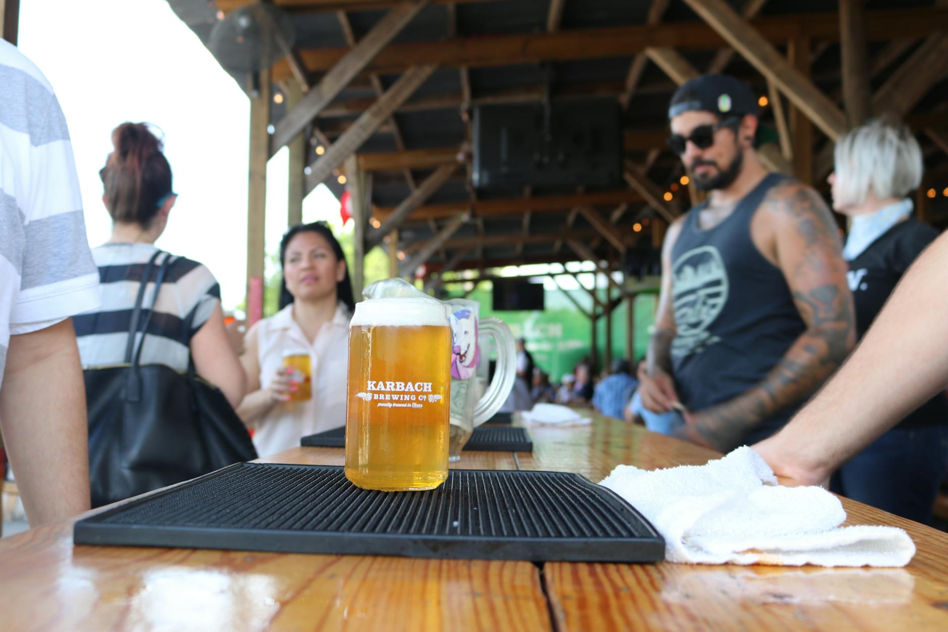 Beer Mug With Beer on Table