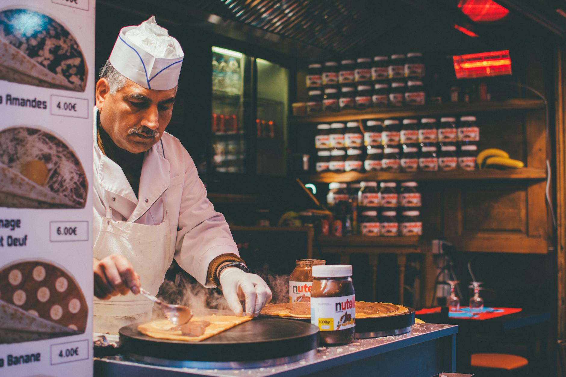 Person Cooking Inside Kitchen