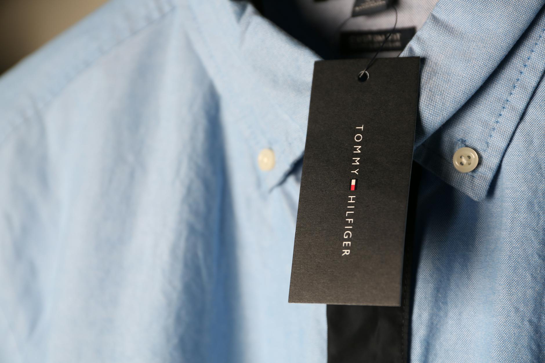 Blue Tommy Hilfiger Dress Shirt