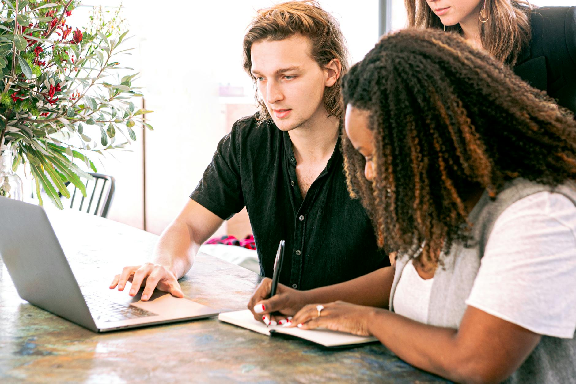 Image of people engaged in a virtual meeting