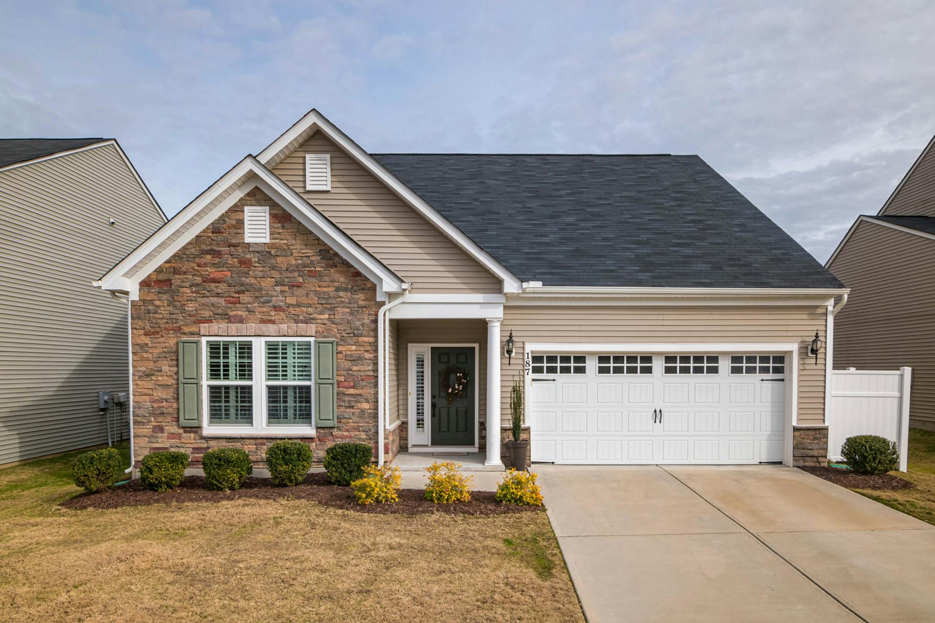 Home with Smart Garage Door