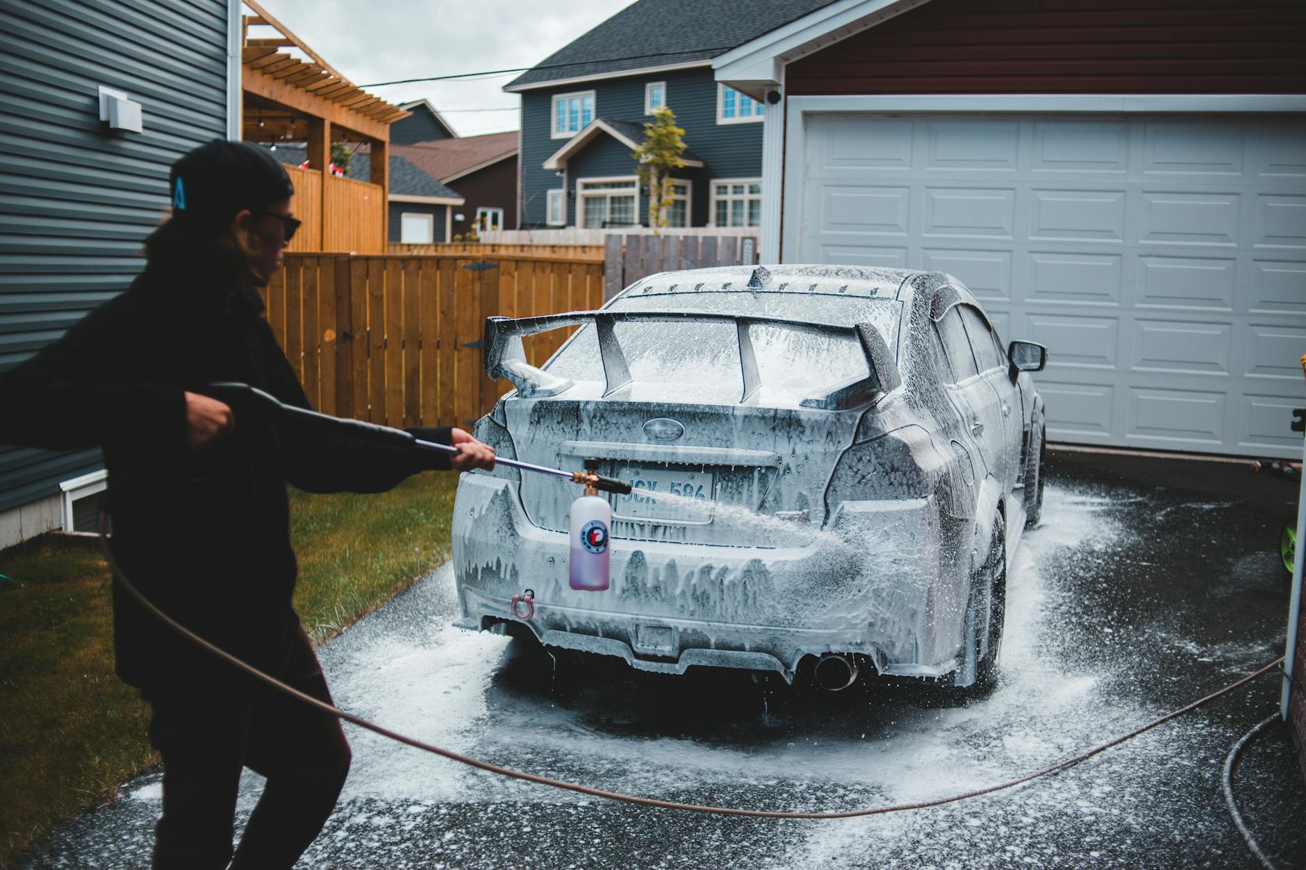 pressure washing