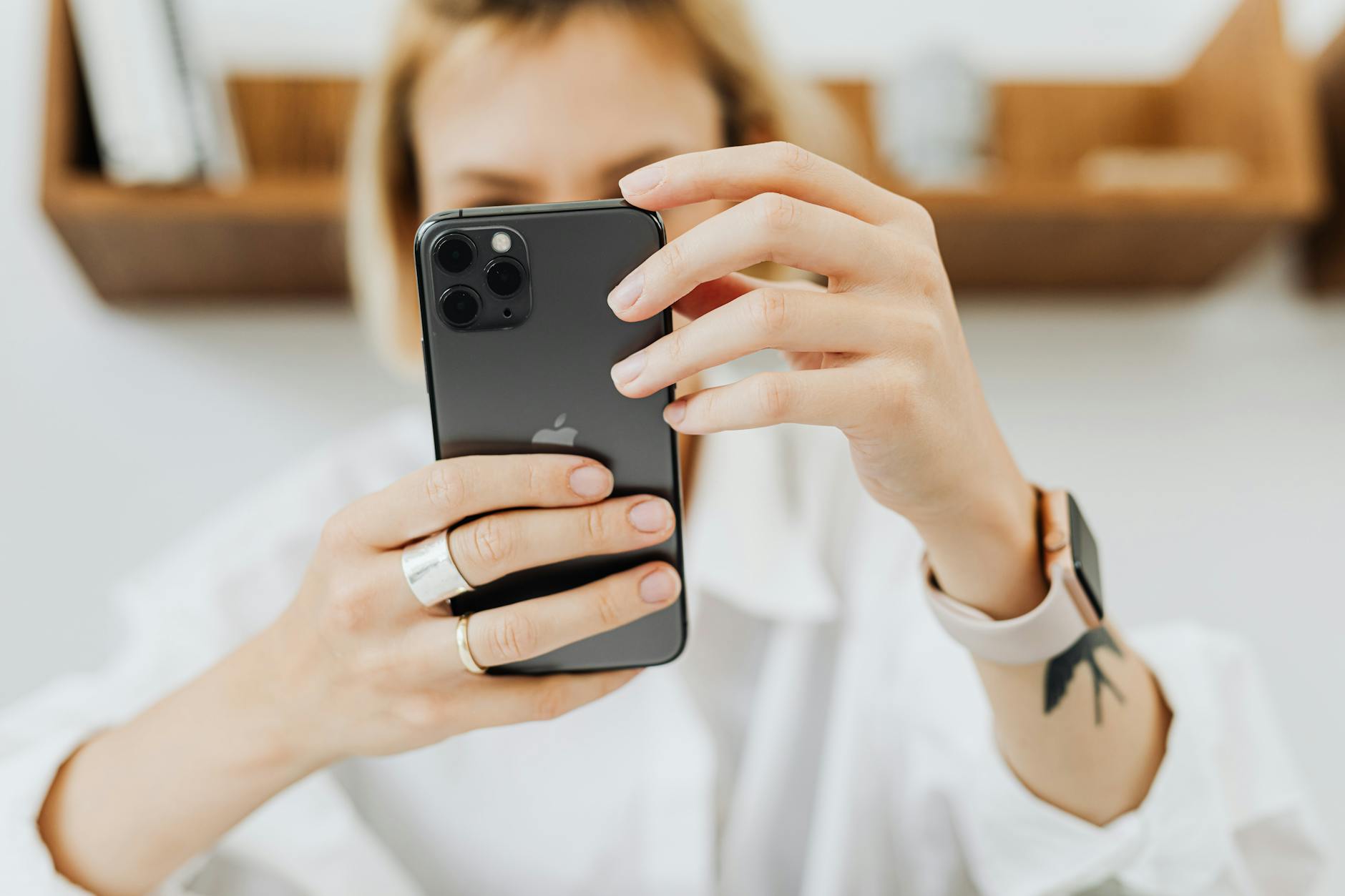 A Person Holding a Smartphone