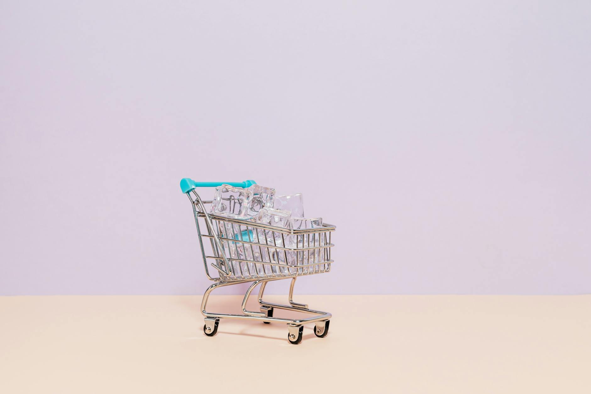 Ice in a Shopping Cart