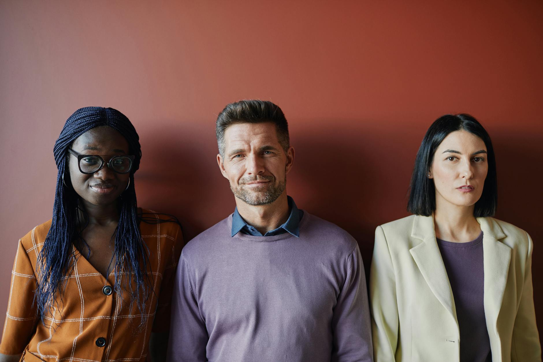 A Group of People Standing